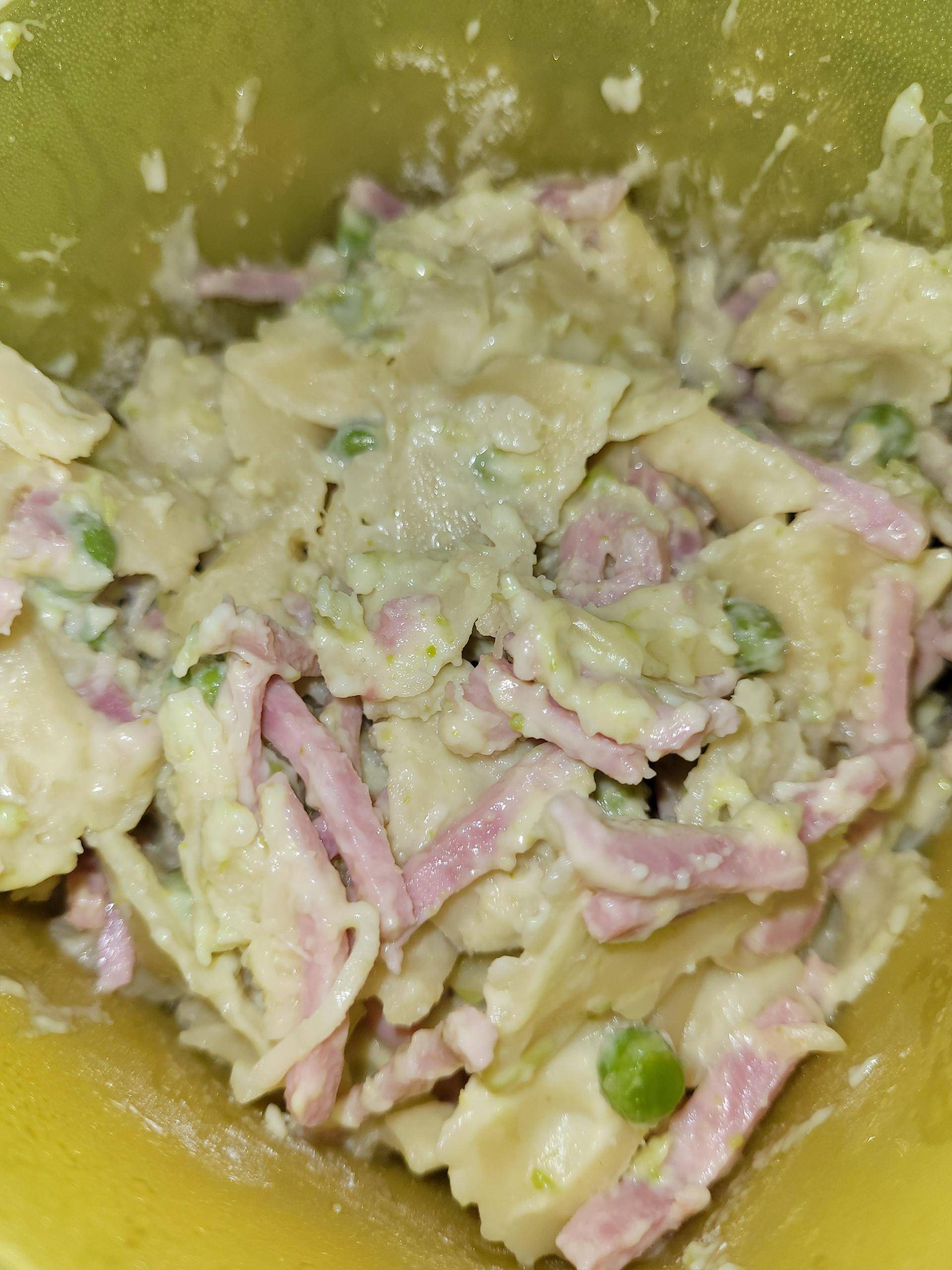 Pâtes lamelles de jambon à la crème - Recette Companion Connect XL | Moulinex