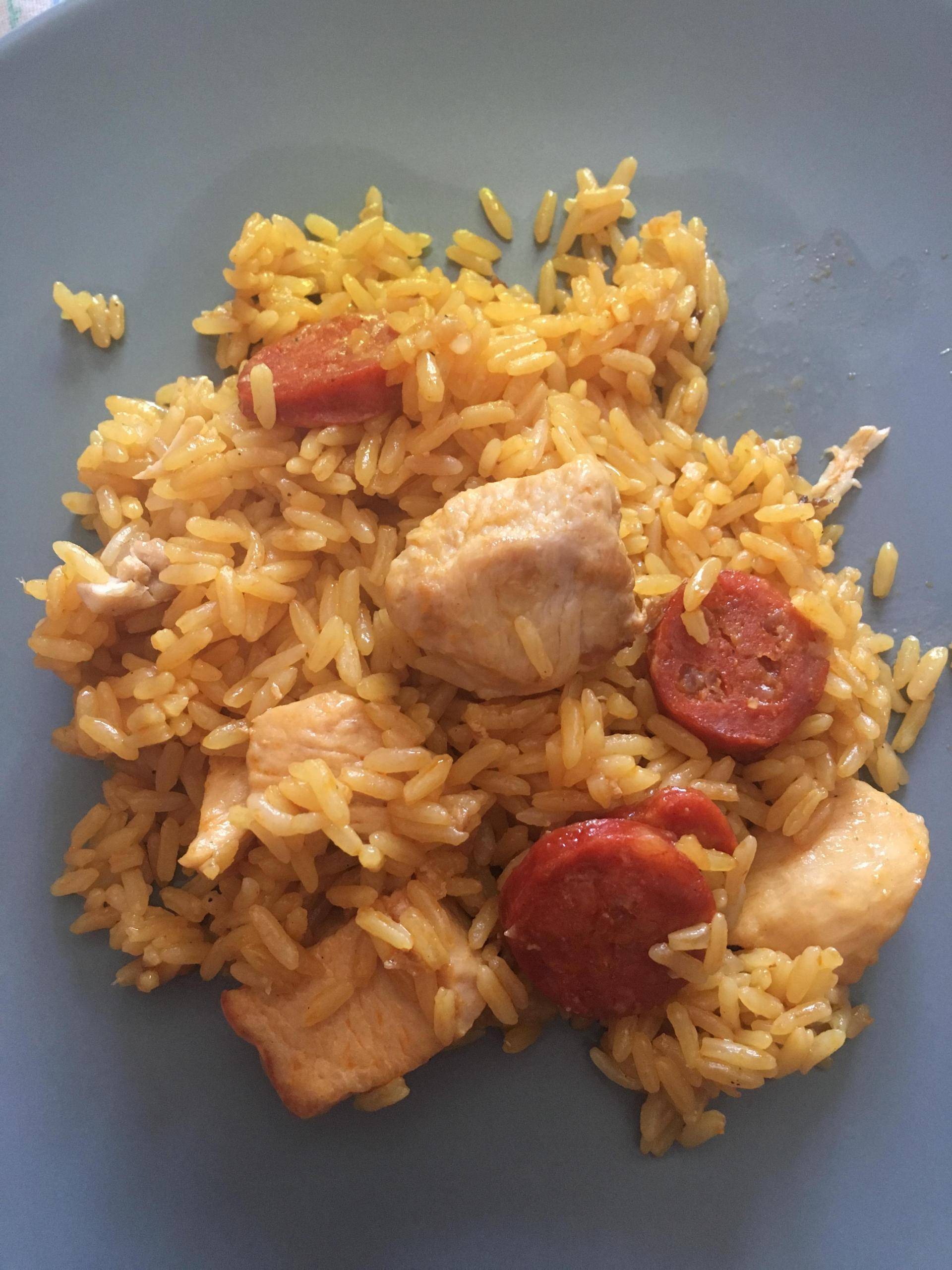 Poulet riz chorizo au safran - Recette Cookeo | Moulinex