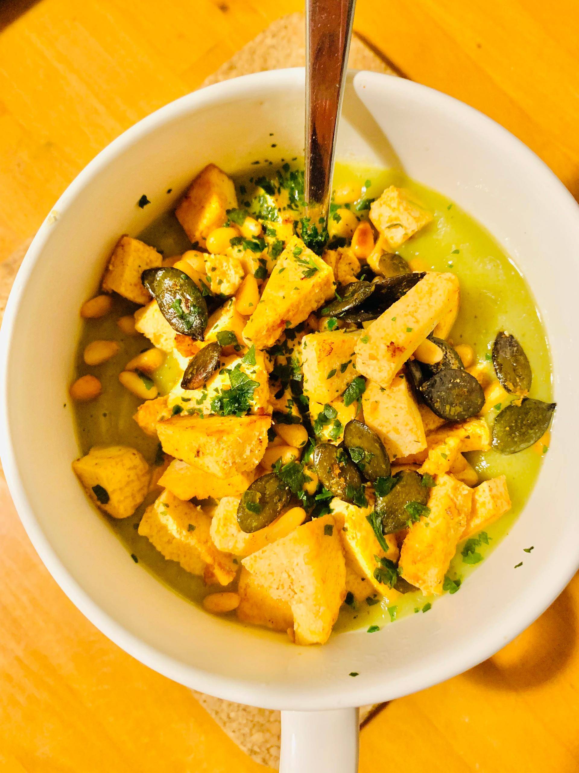Velouté courgette curry et lait coco - Recette Companion XL | Moulinex