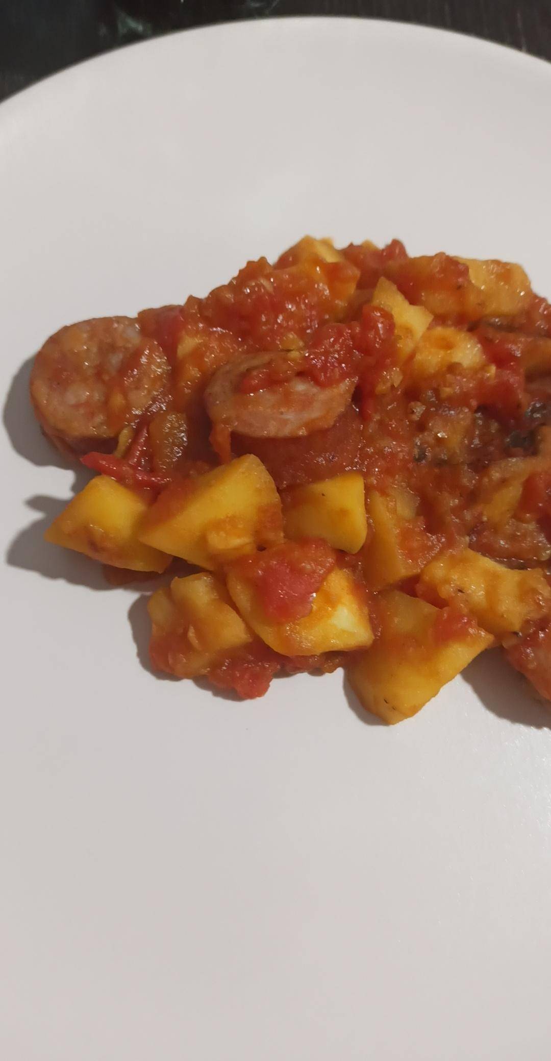 Rougail saucisses pommes de terres by Gégé - Recette Cookeo V3 | Moulinex