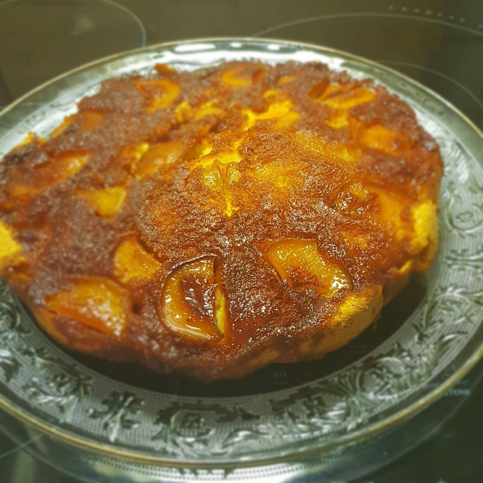 Gateau aux peches caramélisées - Recette Companion XL | Moulinex