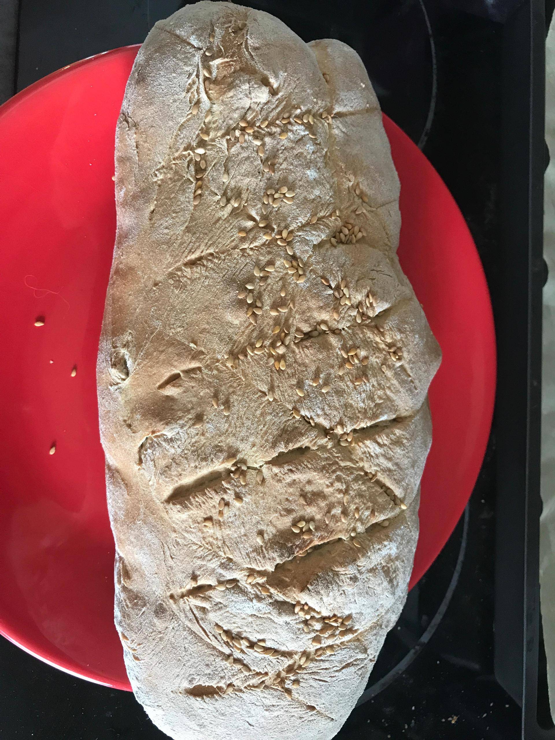 Pain blanc au sesame - Recette Companion Connect XL | Moulinex