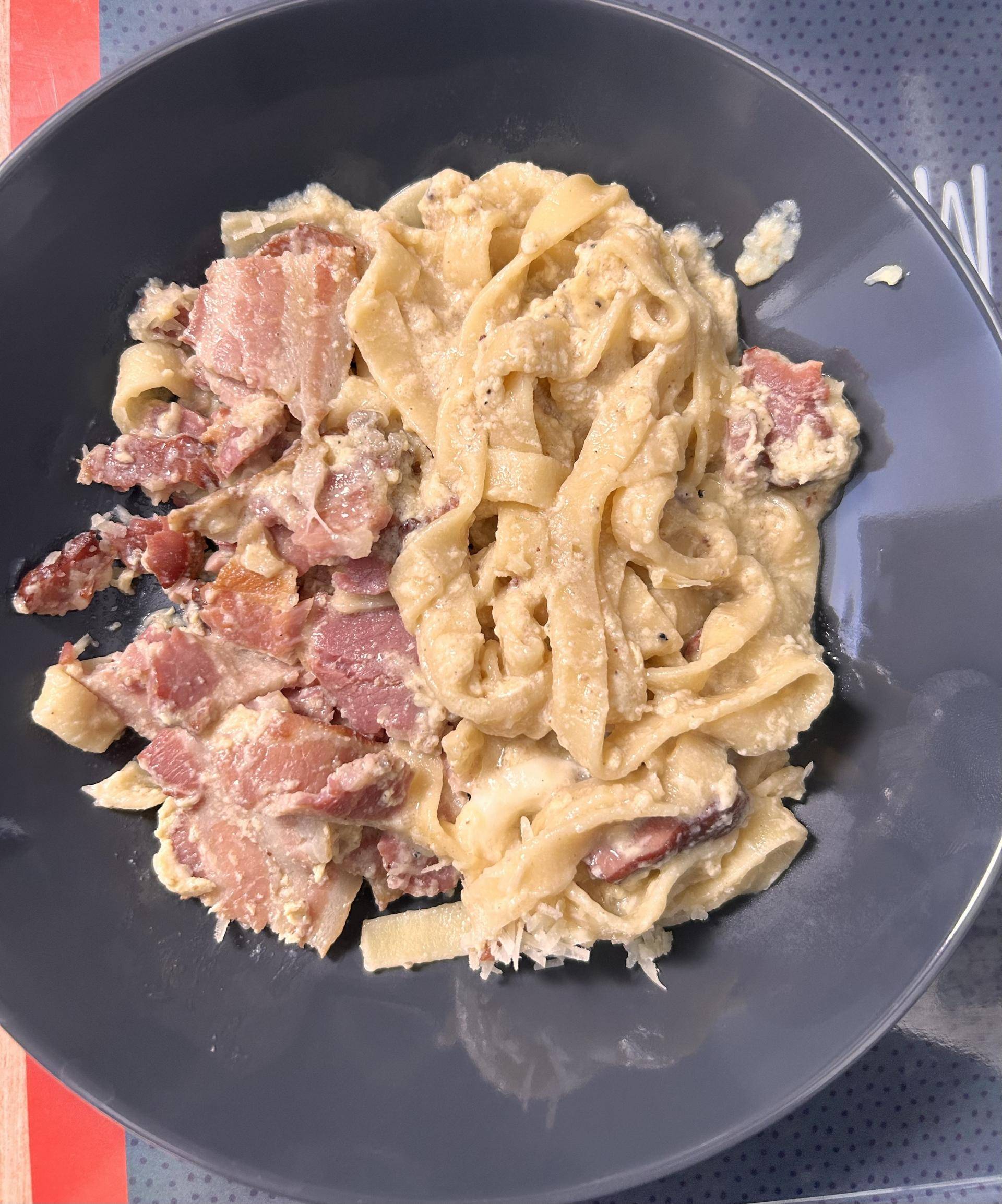Tagliatelles carbonara à l’italienne - Recette Cookeo | Moulinex