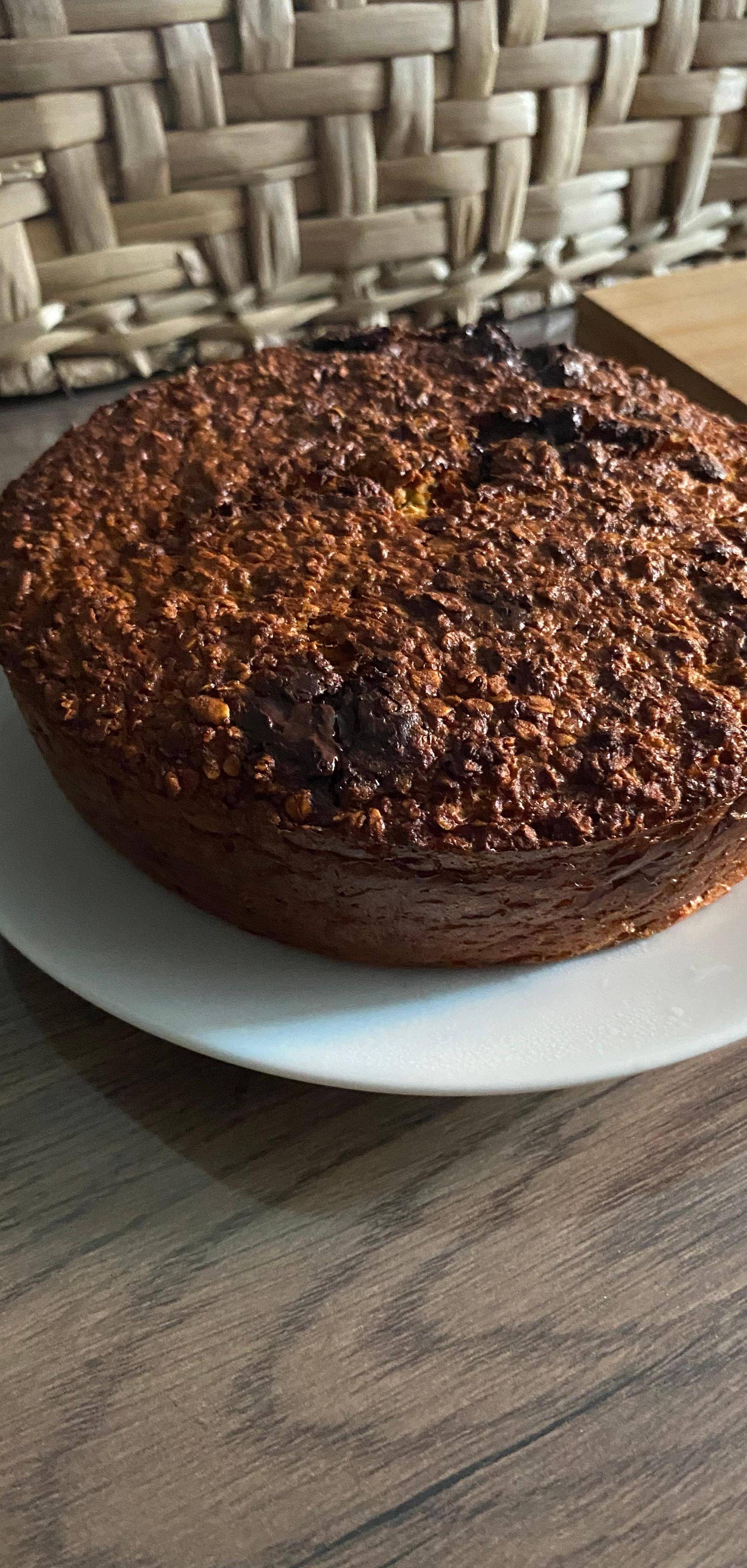 Gâteau bananes et flocons d'avoine au Extra Crisp - Recette Cookeo