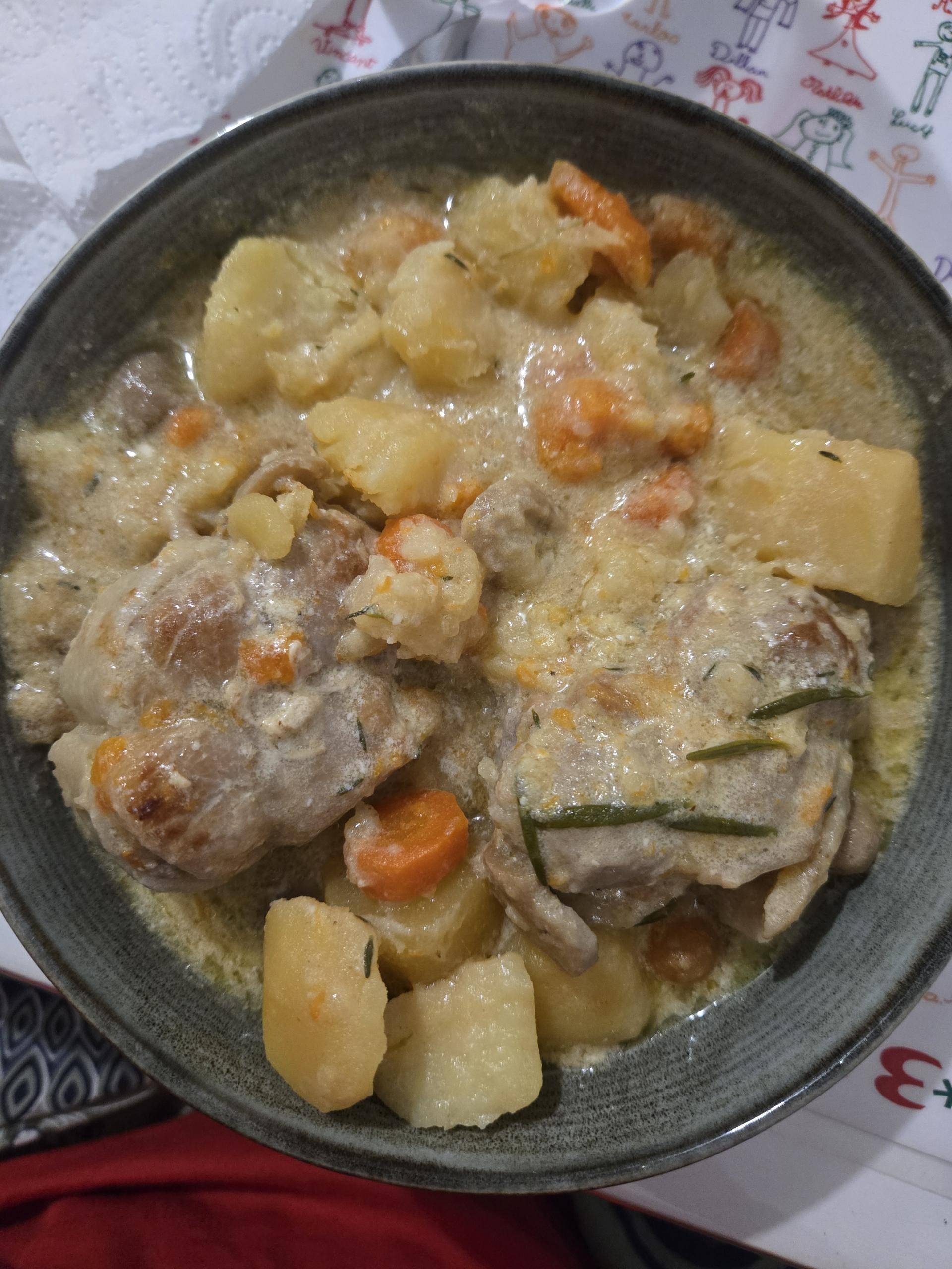 Paupiettes pommes de terre, carottes, champignons - Recette Cookeo 10in1 | Moulinex