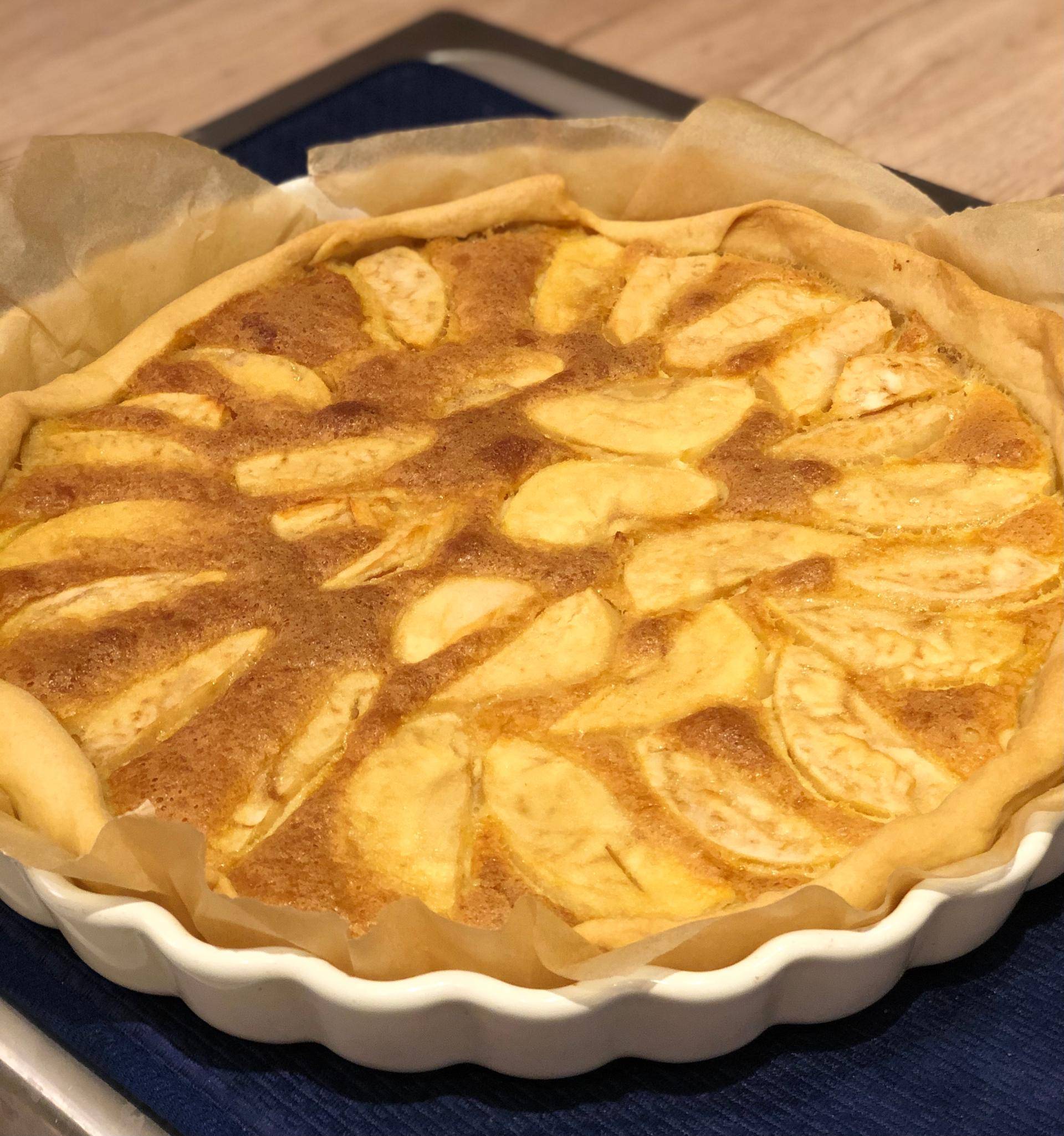 Tarte aux pommes du jardin - Recette Companion Connect | Moulinex