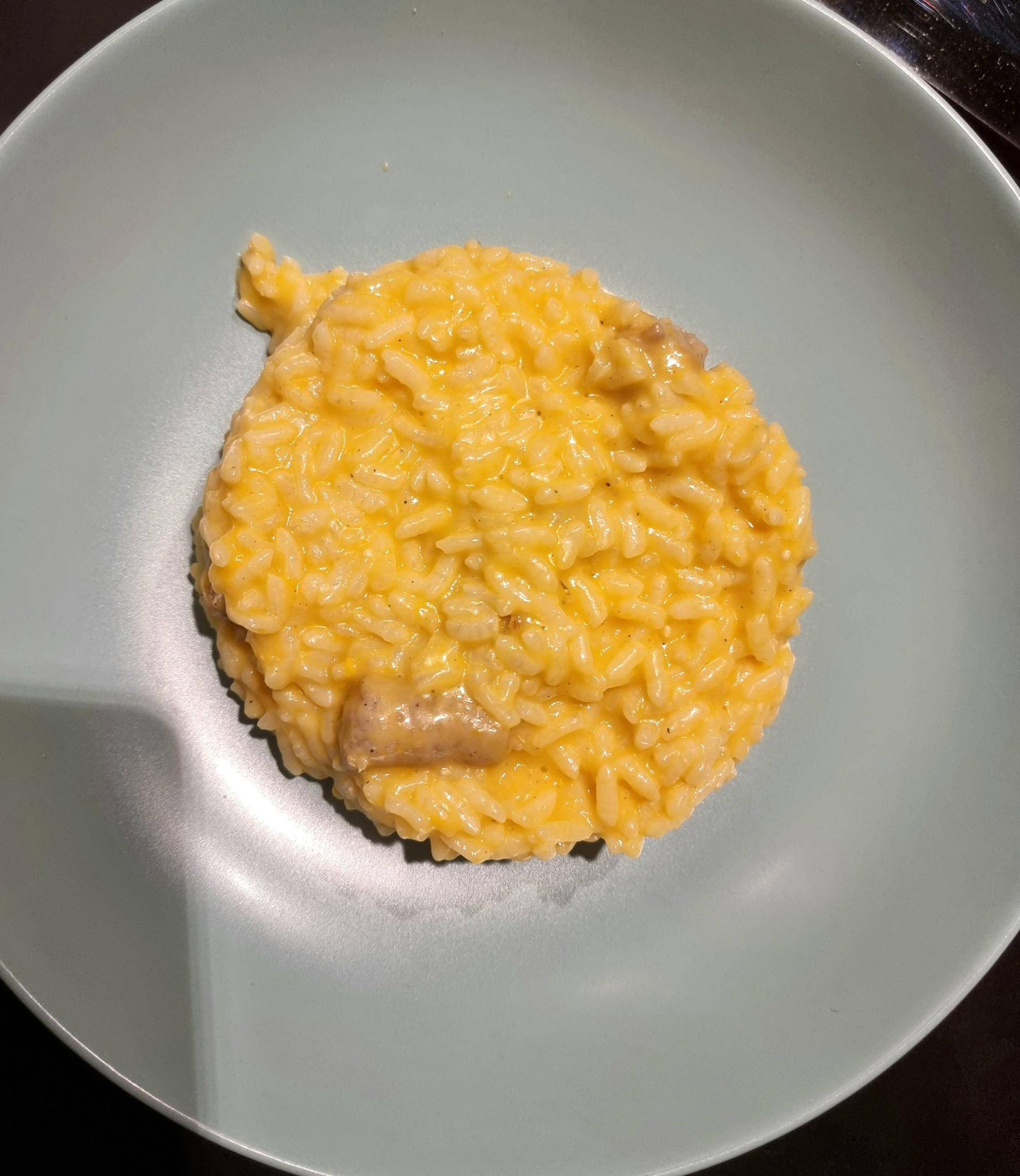 Risotto Saucisse mimolette - Recette Cookeo | Moulinex