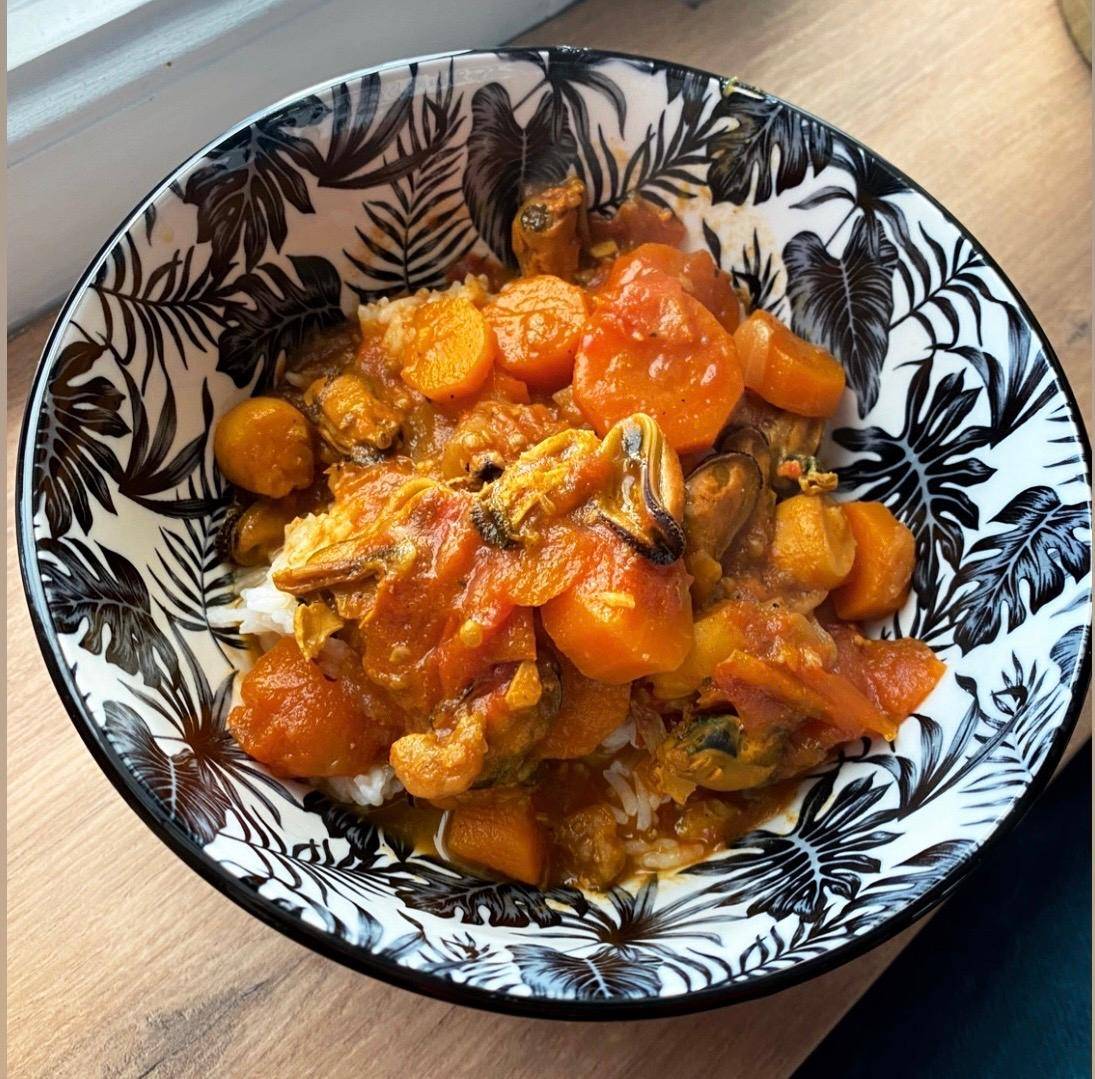 Tajine aux fruits de mer - Recette Cookeo V3 | Moulinex