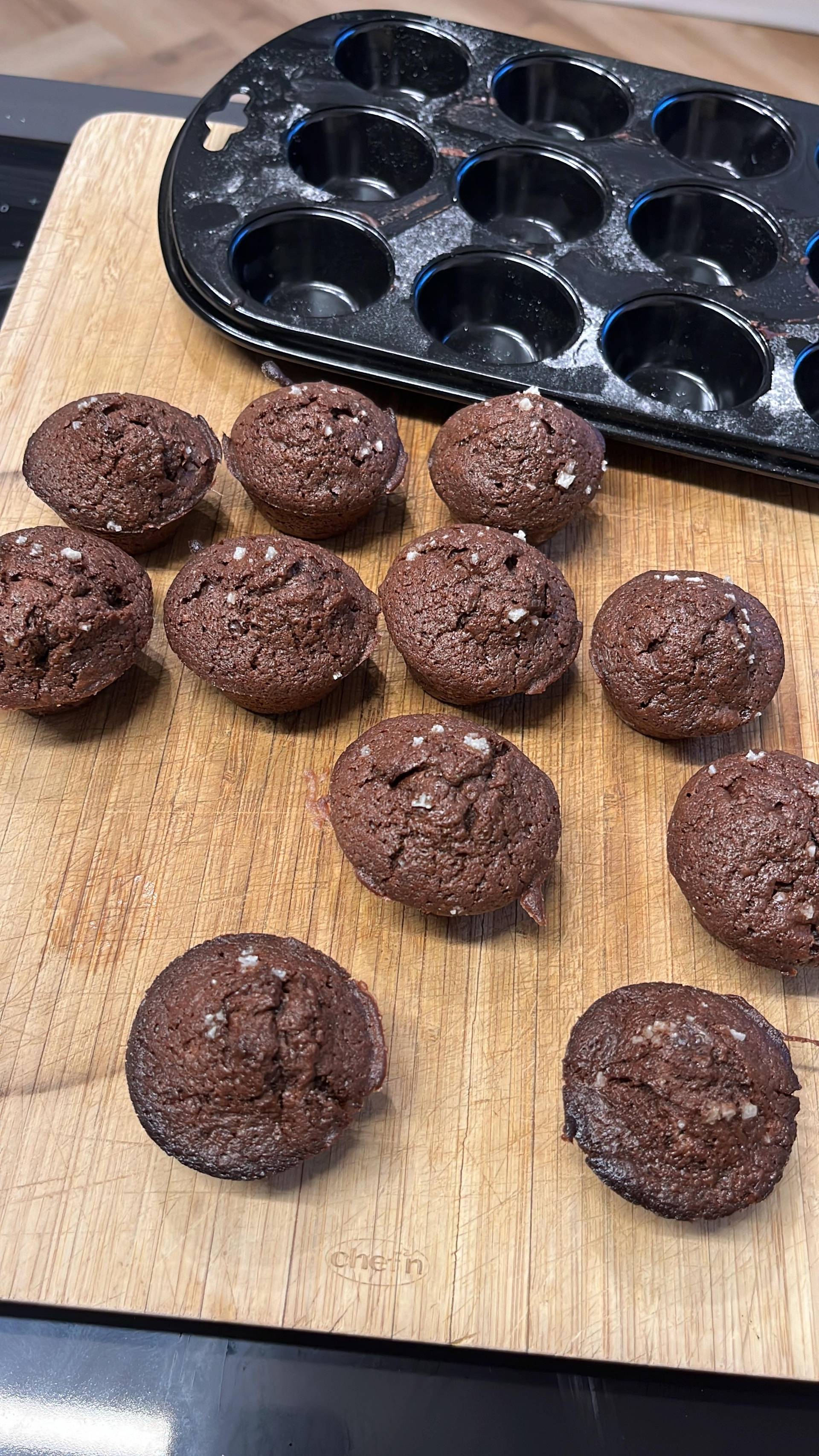 Mini muffins au chocolat - Recette Companion Connect XL | Moulinex