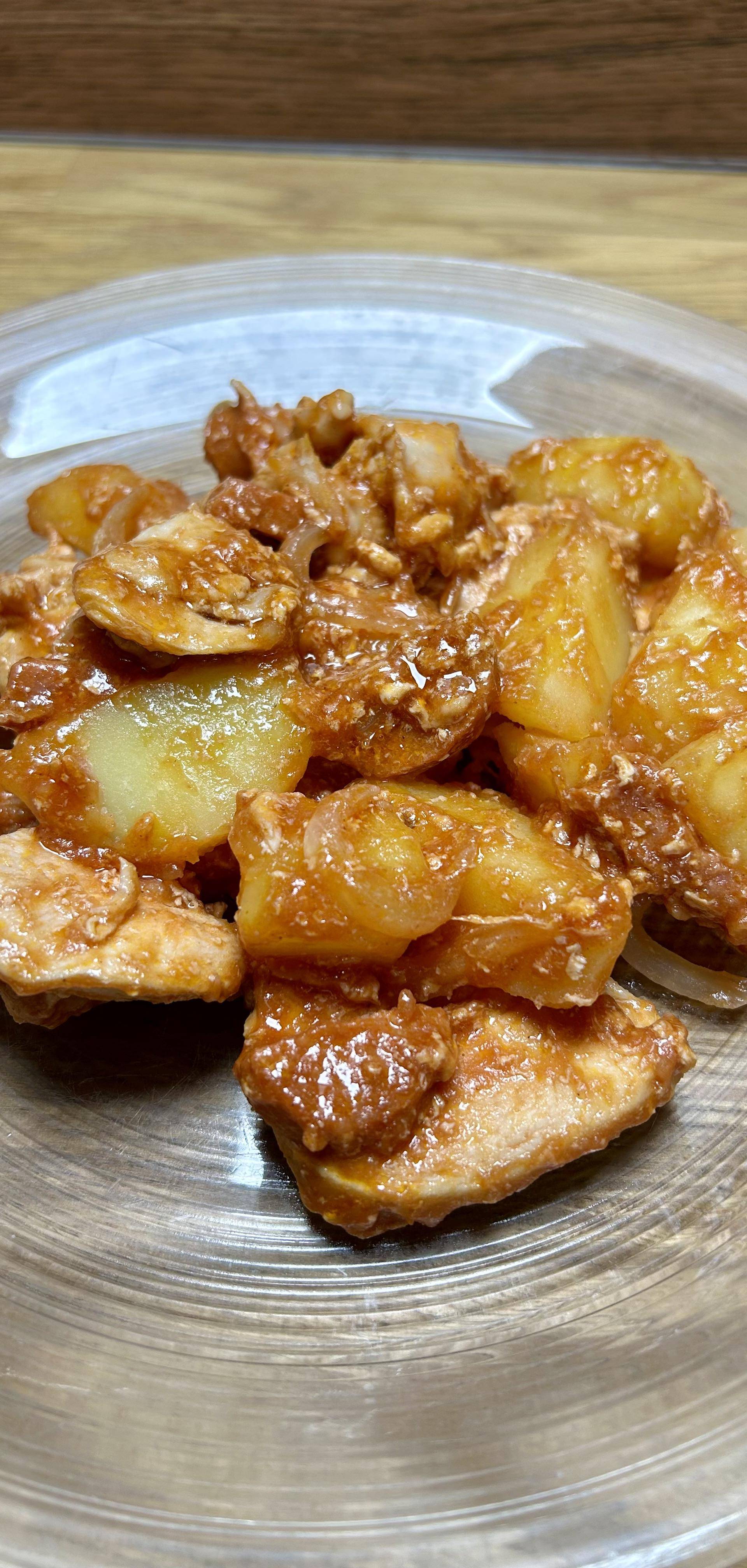 Émincés de poulet, chorizo, patates - Recette Cookeo | Moulinex