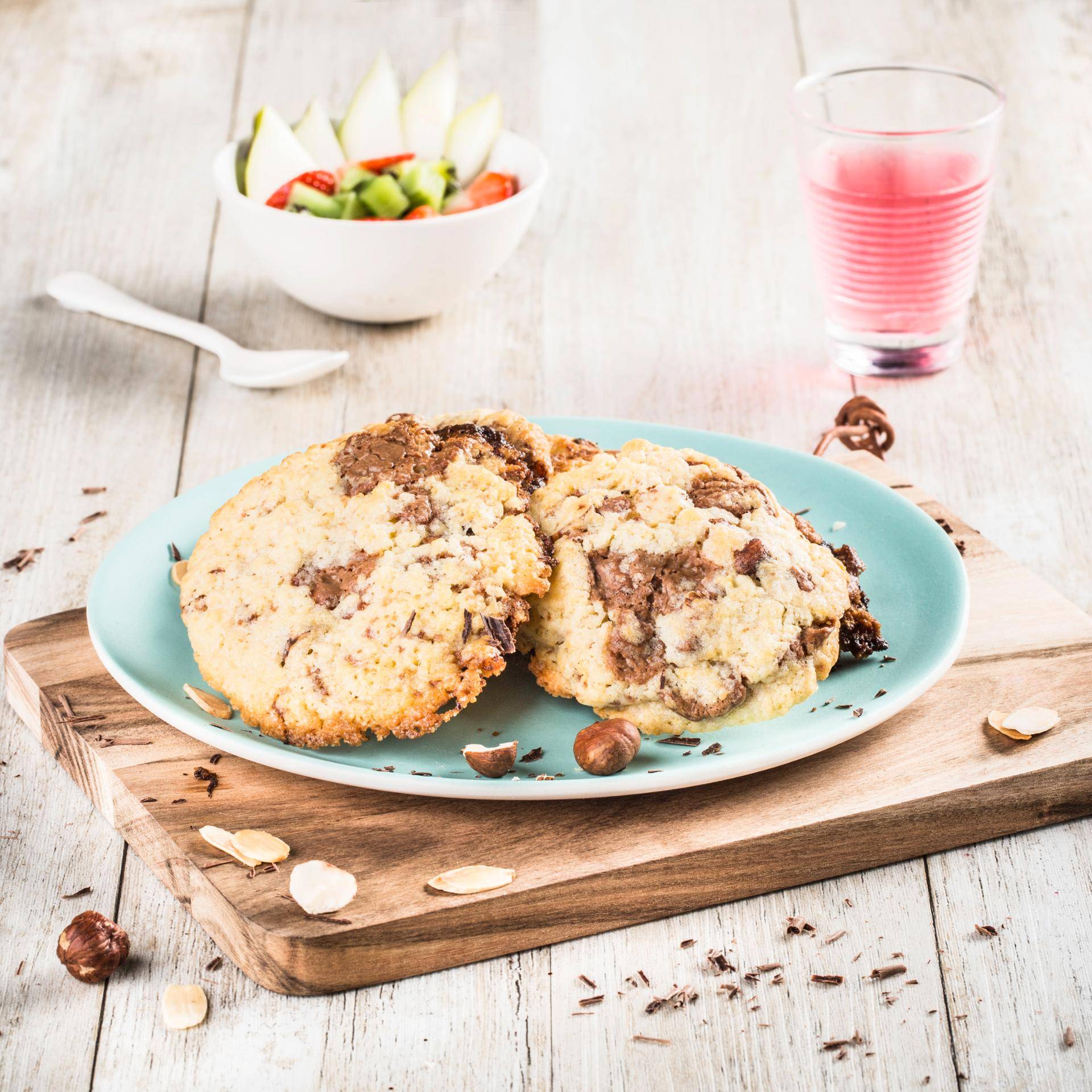 Cookies chocolat praliné - Recette Companion | Moulinex