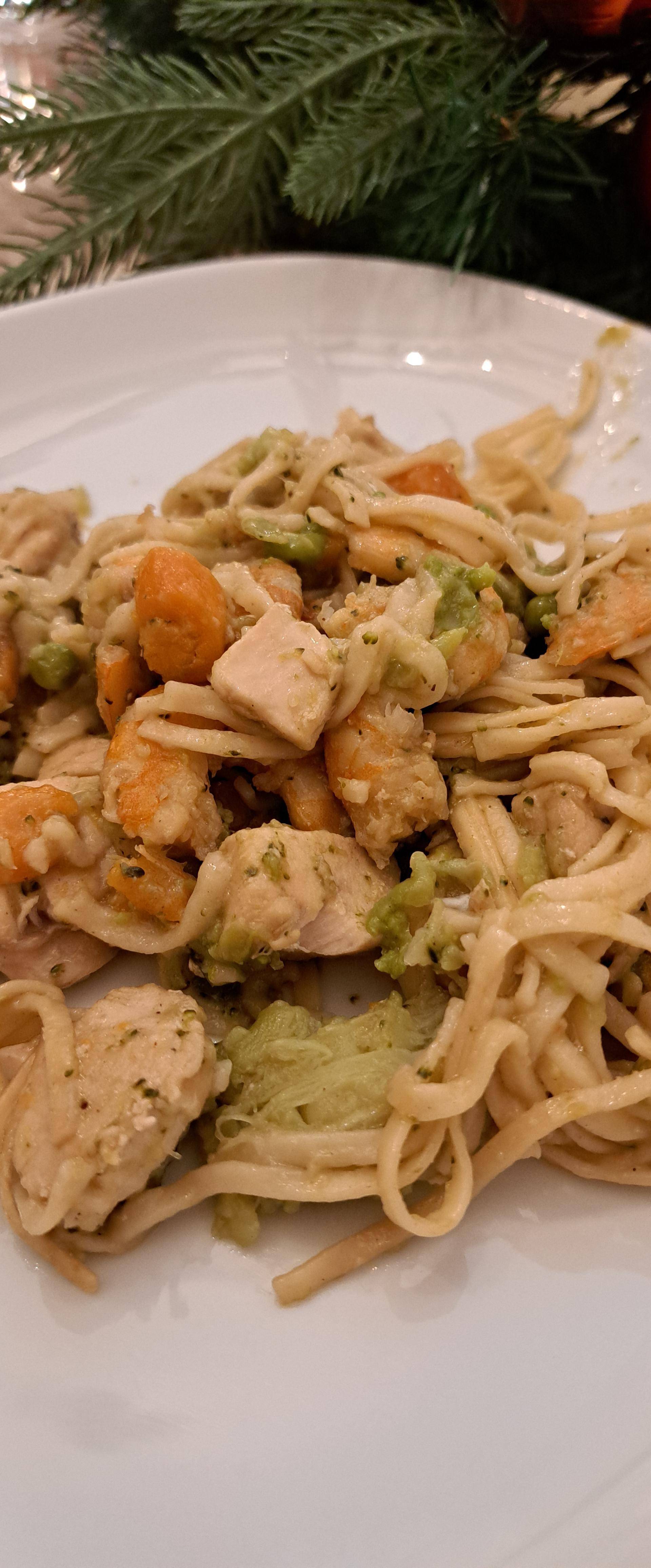 Nouilles sautées aux crevettes - Recette Cookeo | Moulinex