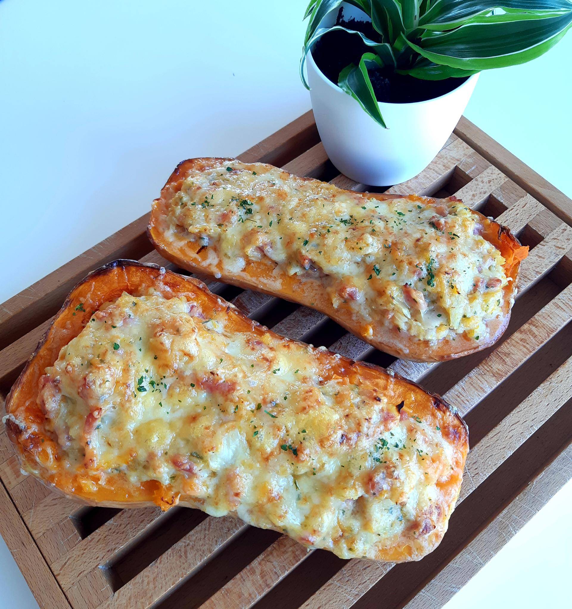 Butternut farcie Oignon Beaufort - Recette Companion | Moulinex