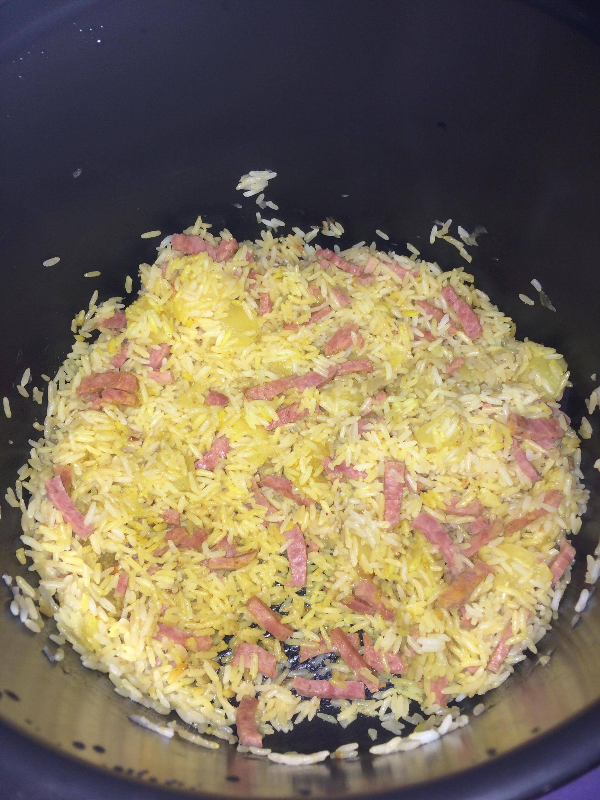 Riz jambon curry - Recette Cookeo | Moulinex