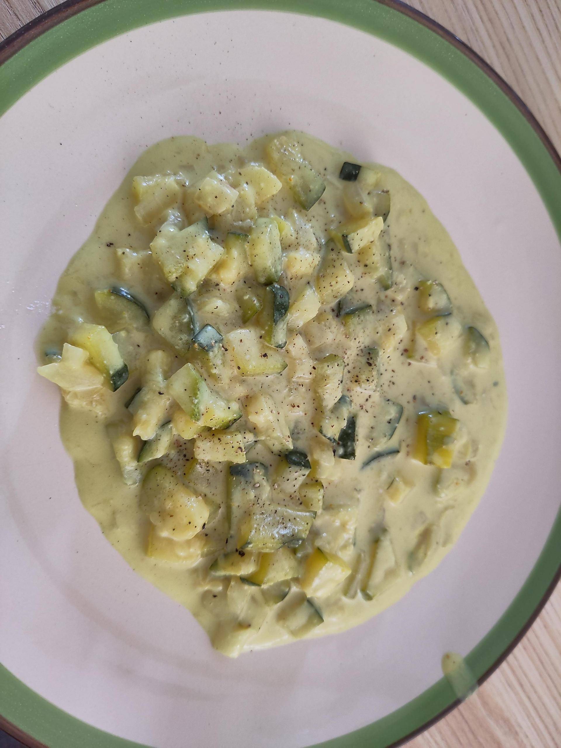 Curry de courgettes au lait de coco - Recette Companion Connect XL | Moulinex