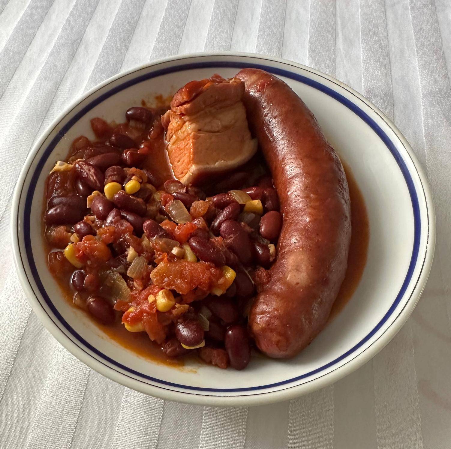 Saucisses et lard à la mode chili - Recette Cookeo V3 | Moulinex