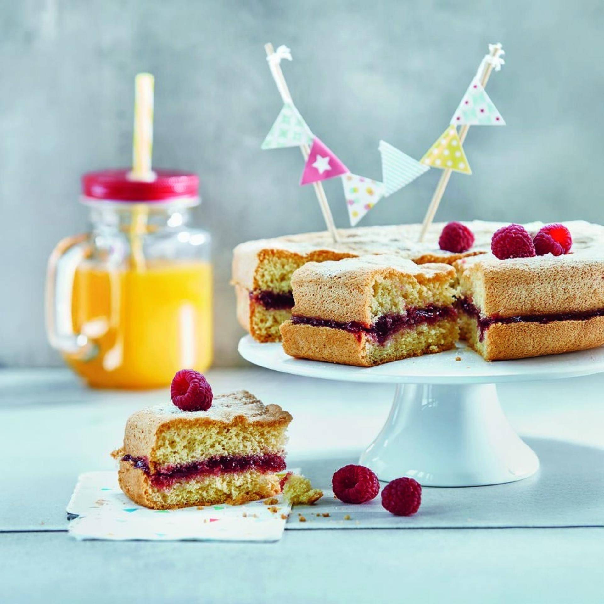 Génoise à la confiture - Recette BAKE PARTNER | Moulinex