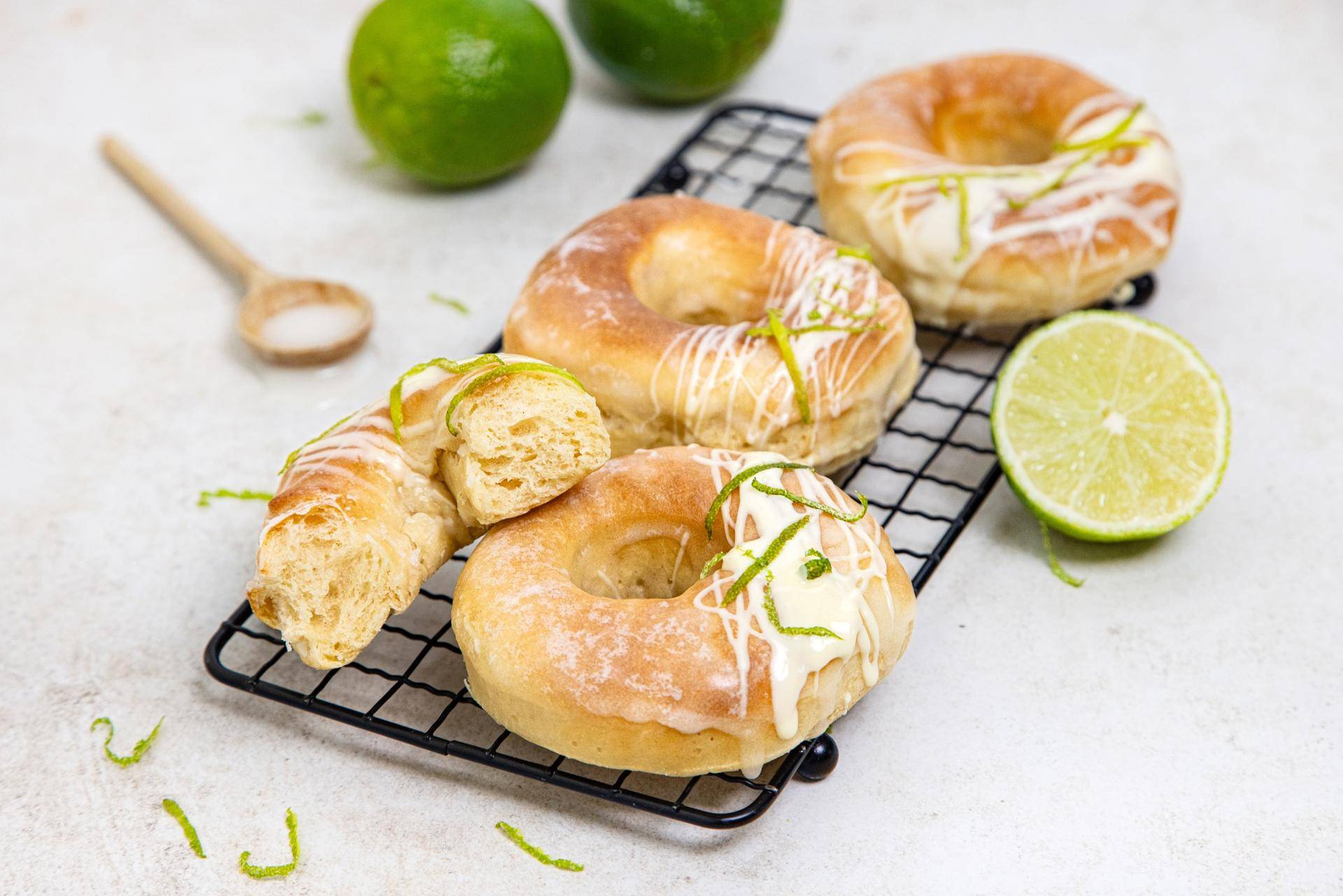 Donuts citron vert - Recette Dual EasyFry&Grill | Moulinex