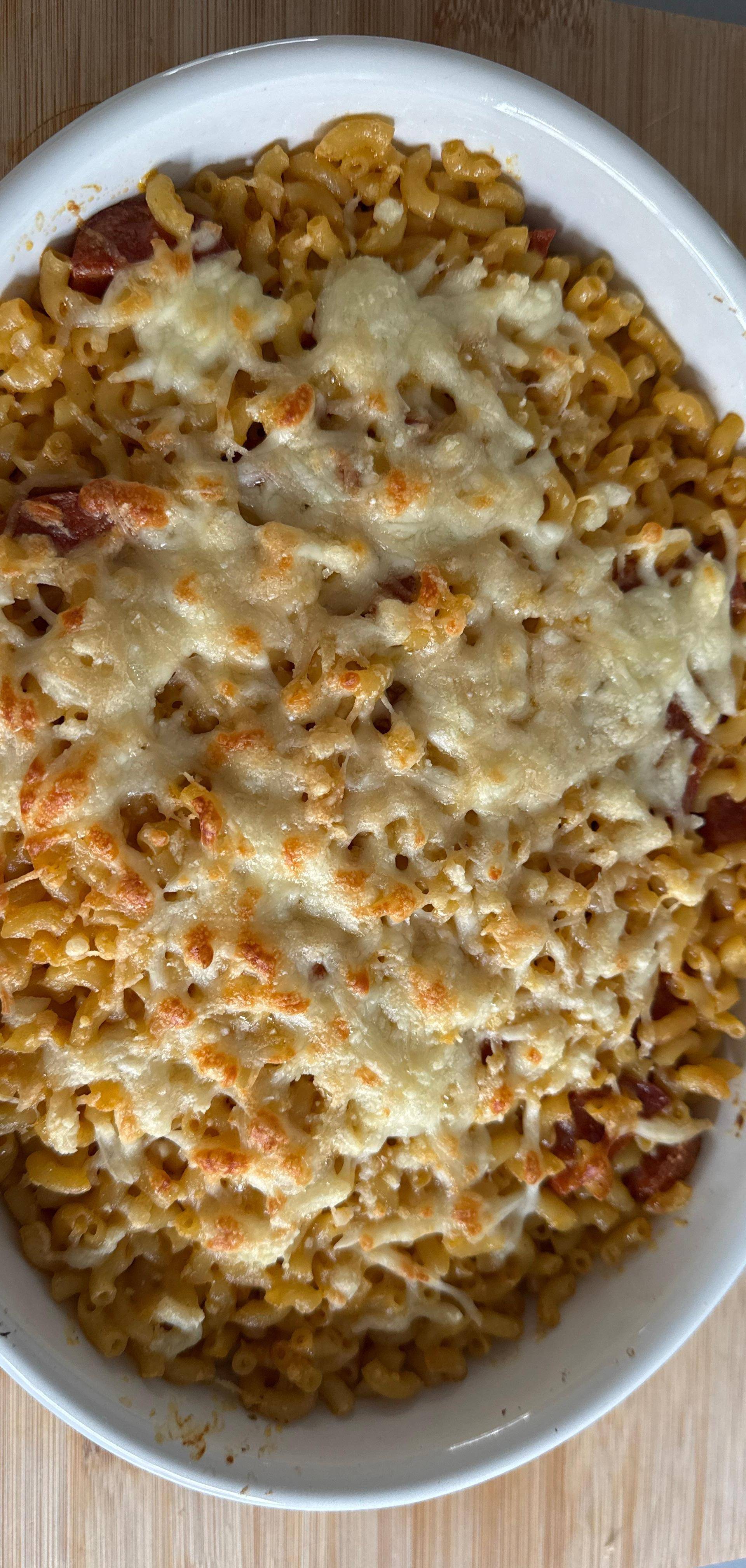 Coquillettes au chorizo et parmesan - Recette Companion Connect XL | Moulinex