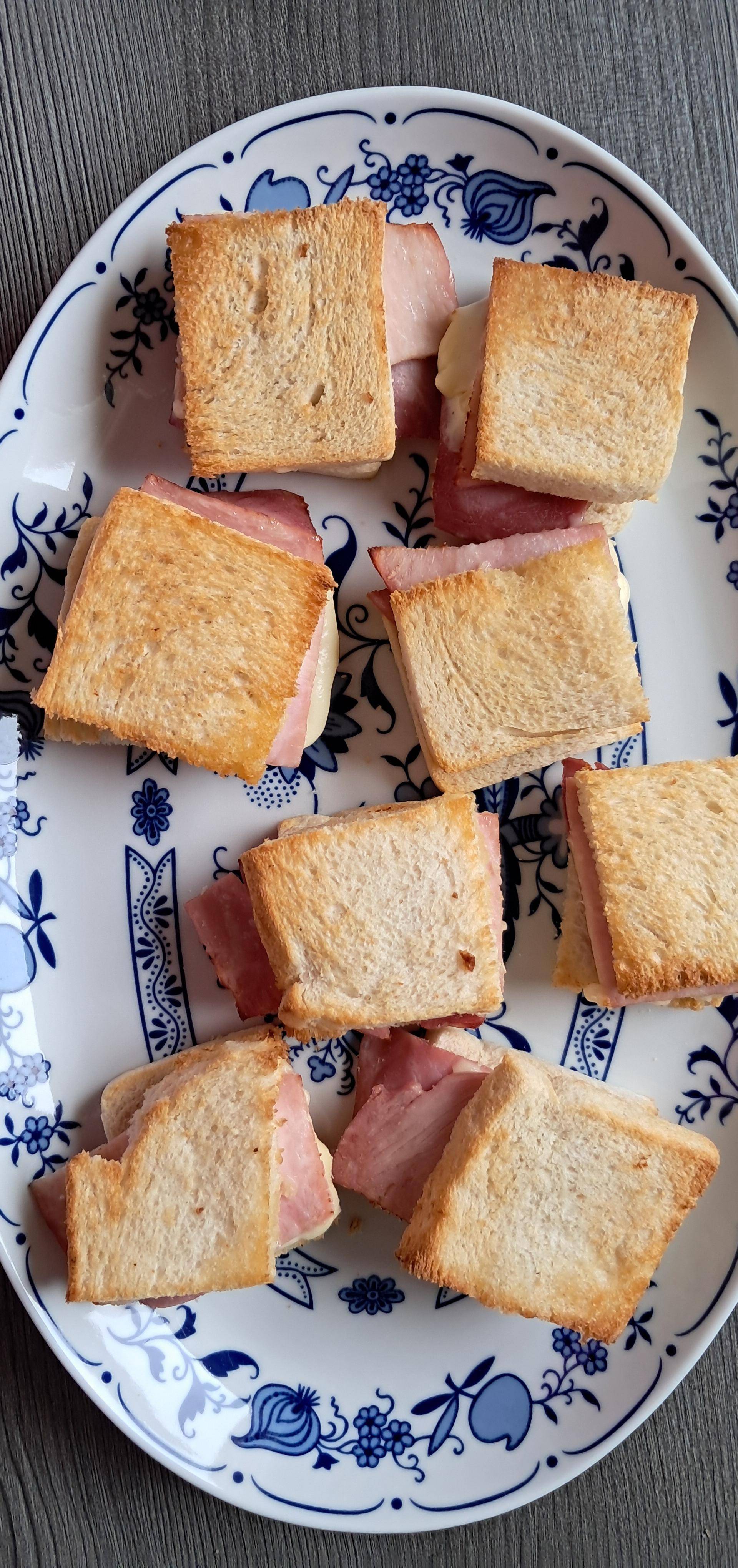 Mini croc monsieur - Recette Dual EasyFry | Moulinex