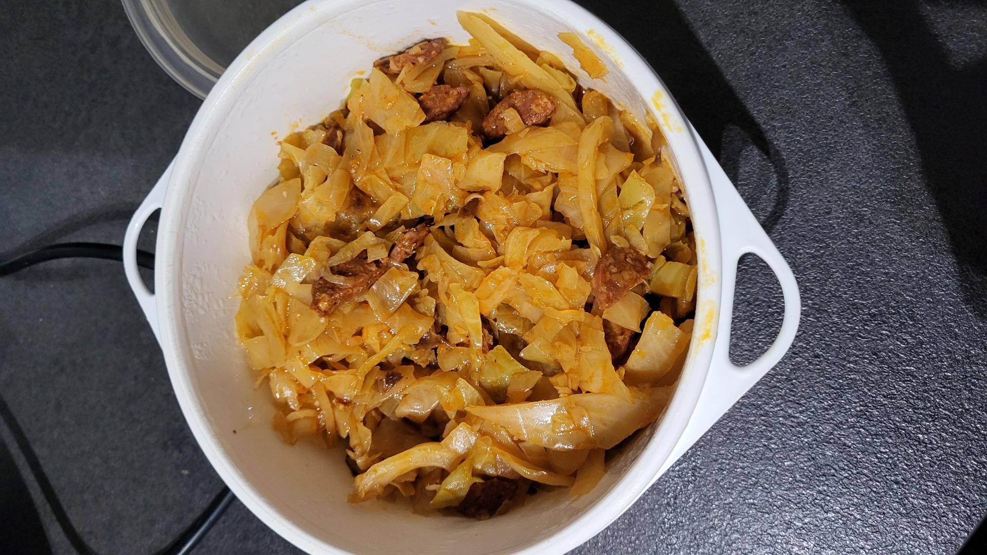 Choux vert au chorizo - Recette Cookeo | Moulinex