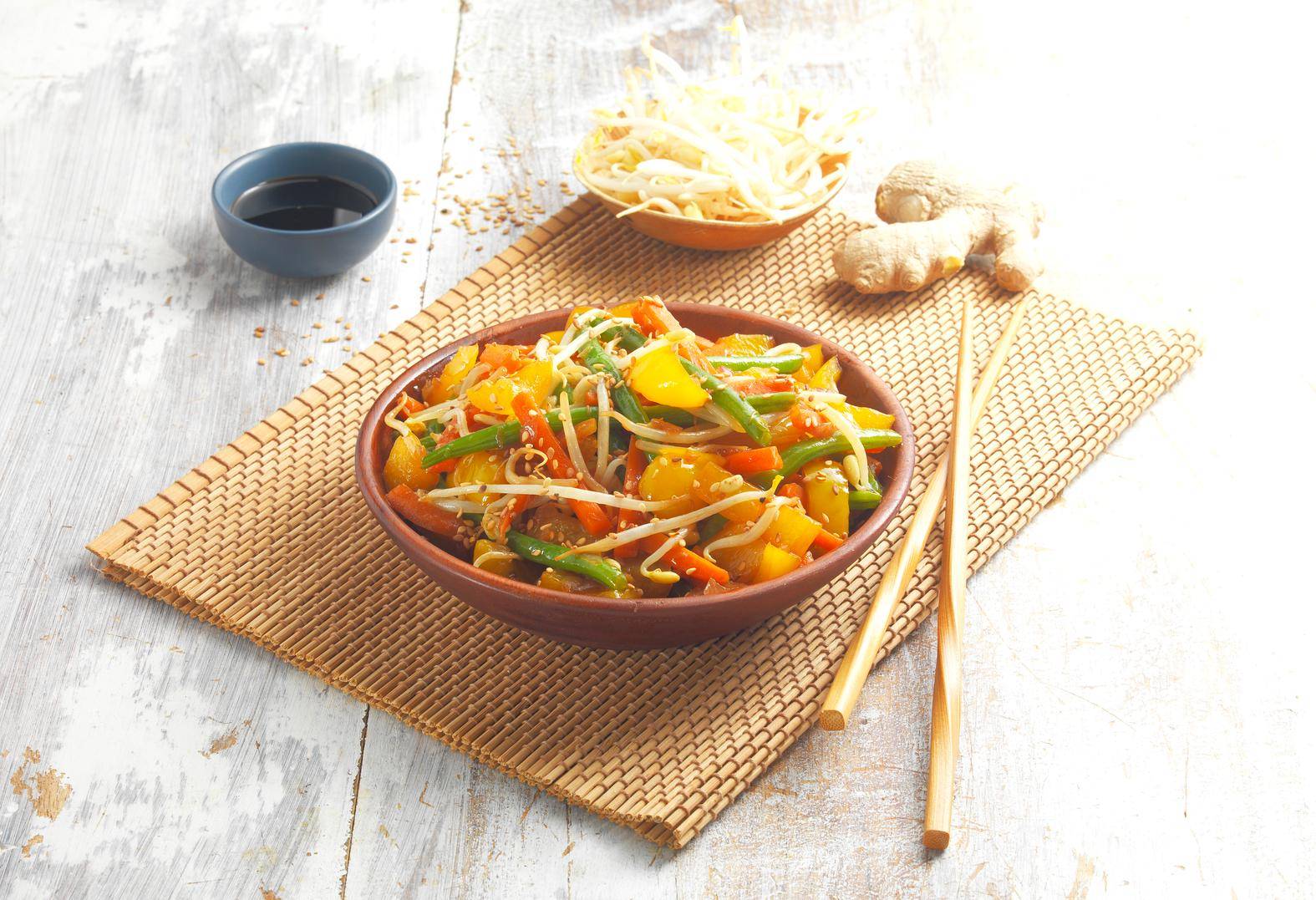 Légumes asiatiques - Recette Cook'in One | Moulinex