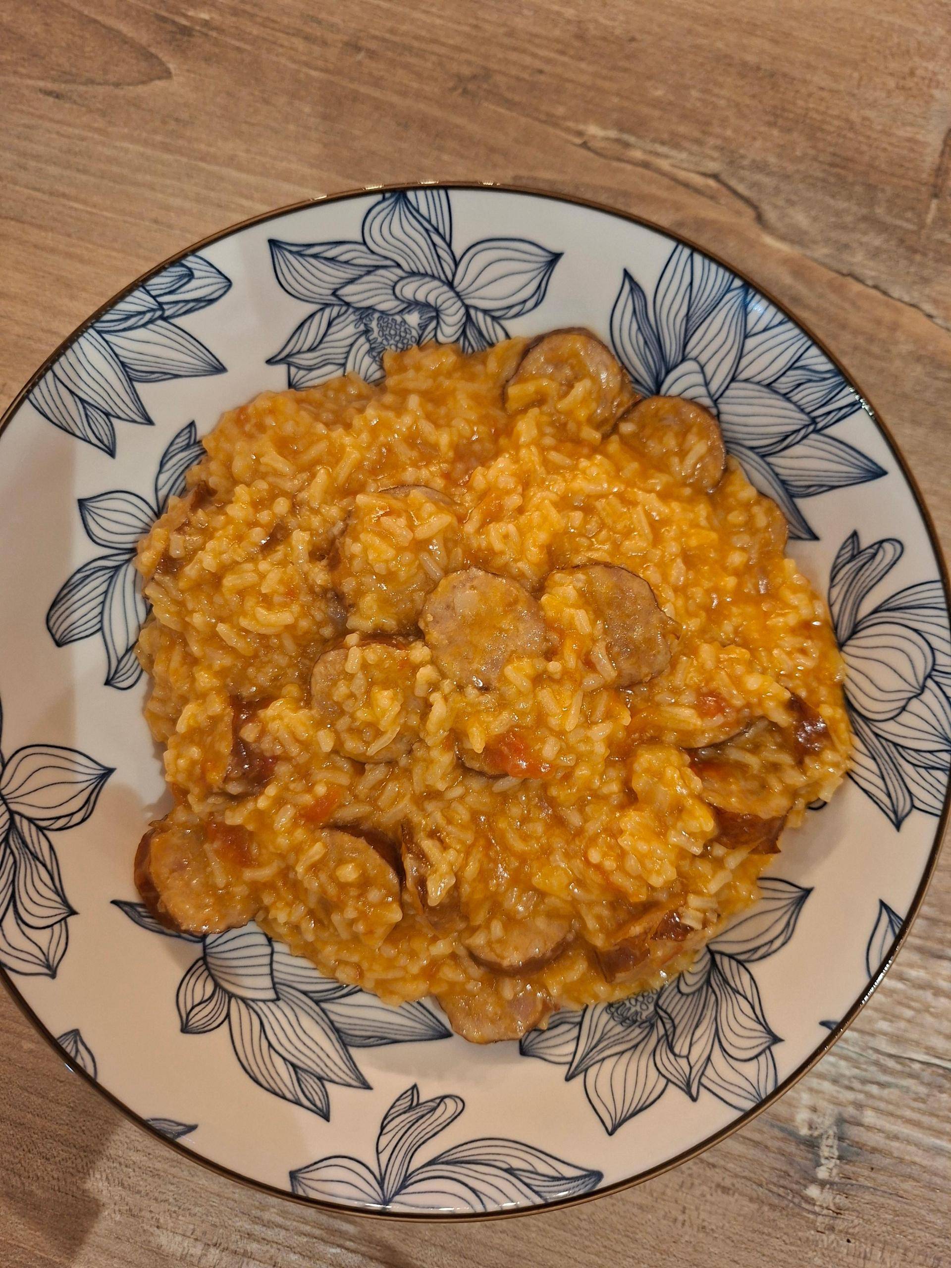 Riz et saucisse fumé - Recette Cookeo V3 | Moulinex