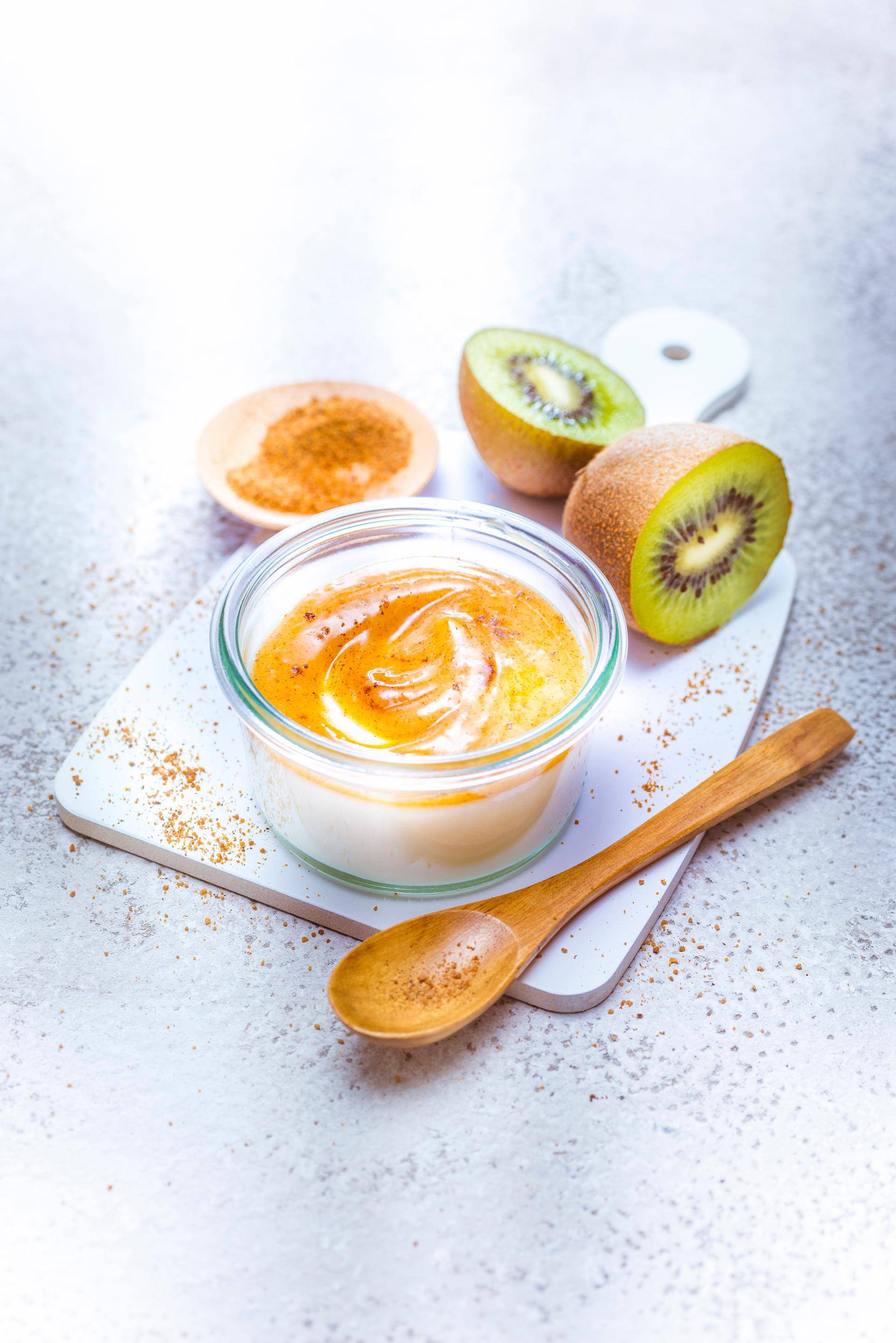 Coulis de kiwi, vanille et sucre de fleur de coco - Recette Ultrablend Cook | Moulinex
