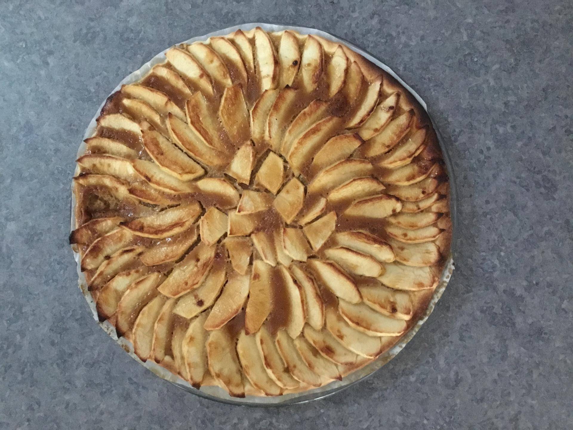 Tarte aux pommes façon Alsacienne - Recette Companion Connect XL | Moulinex