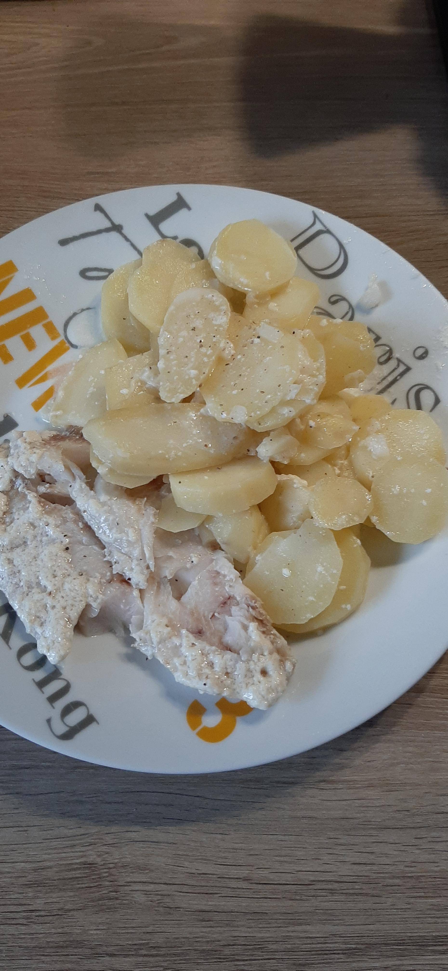 Pome de terre au lait genre gratin et poisson - Recette Cookeo | Moulinex