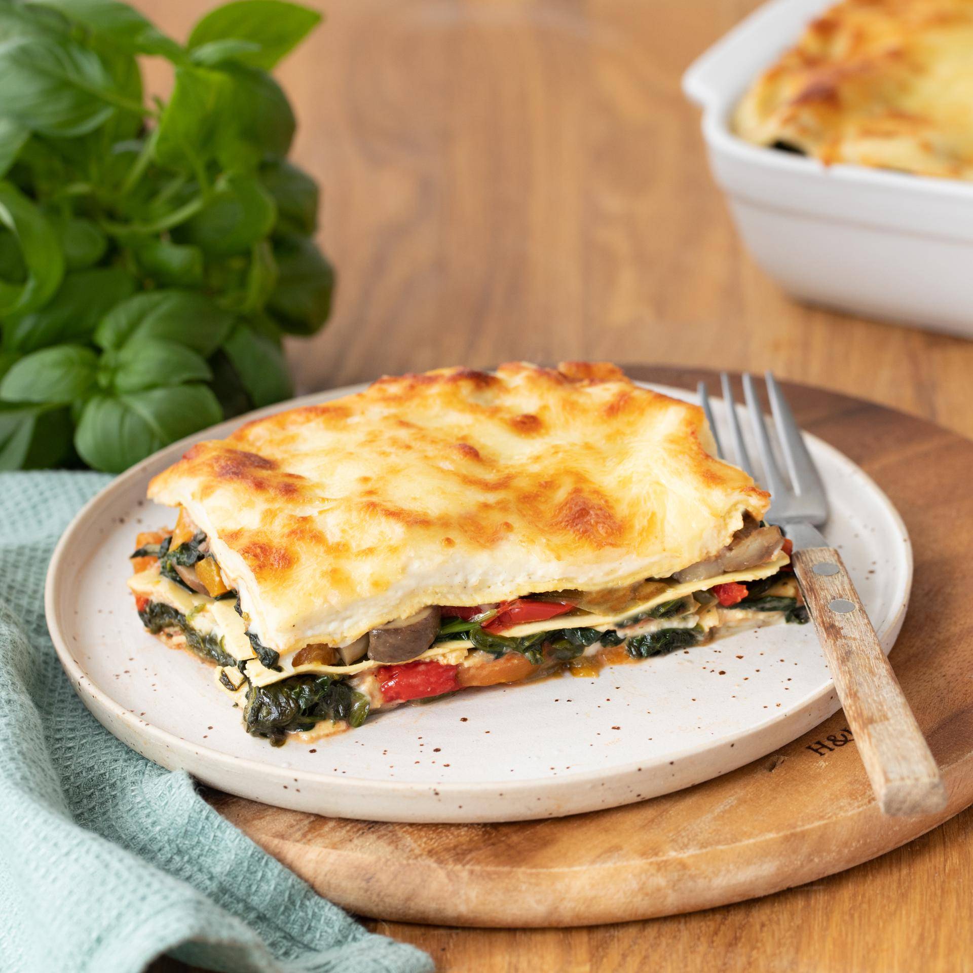 Lasagnes végétariennes aux légumes - Recette Easy Fry Mega | Moulinex
