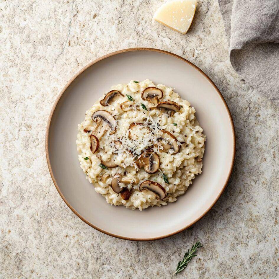Risotto aux champignons et parmesan - Recette Cookeo Infinity Autostir | Moulinex