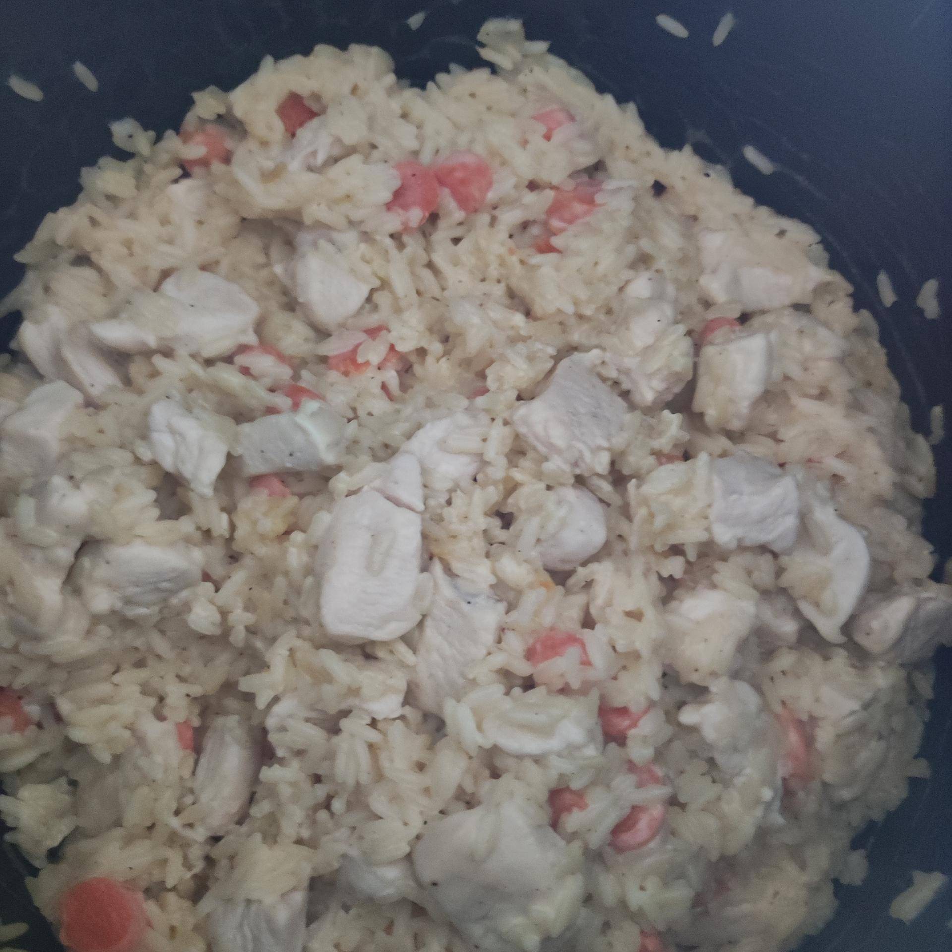 Riz au poulet à la béchamel - Recette Cookeo | Moulinex