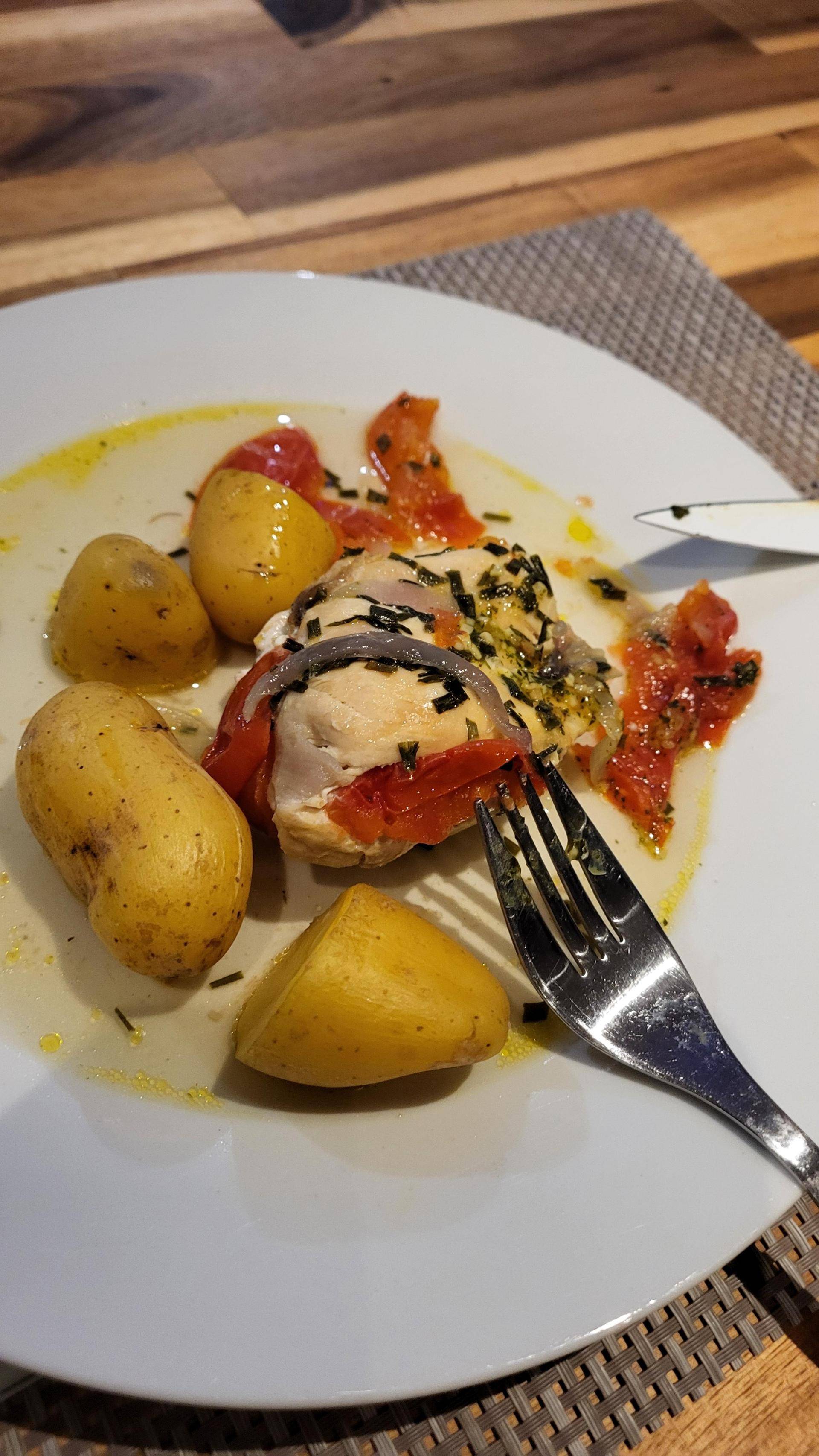 Poitrine de poulet papillote - Recette Cookeo V3 | Moulinex