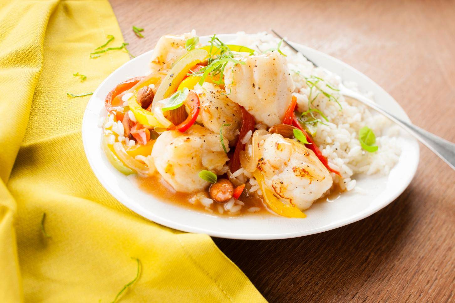 Lotte en piperade - Recette Cookeo | Moulinex