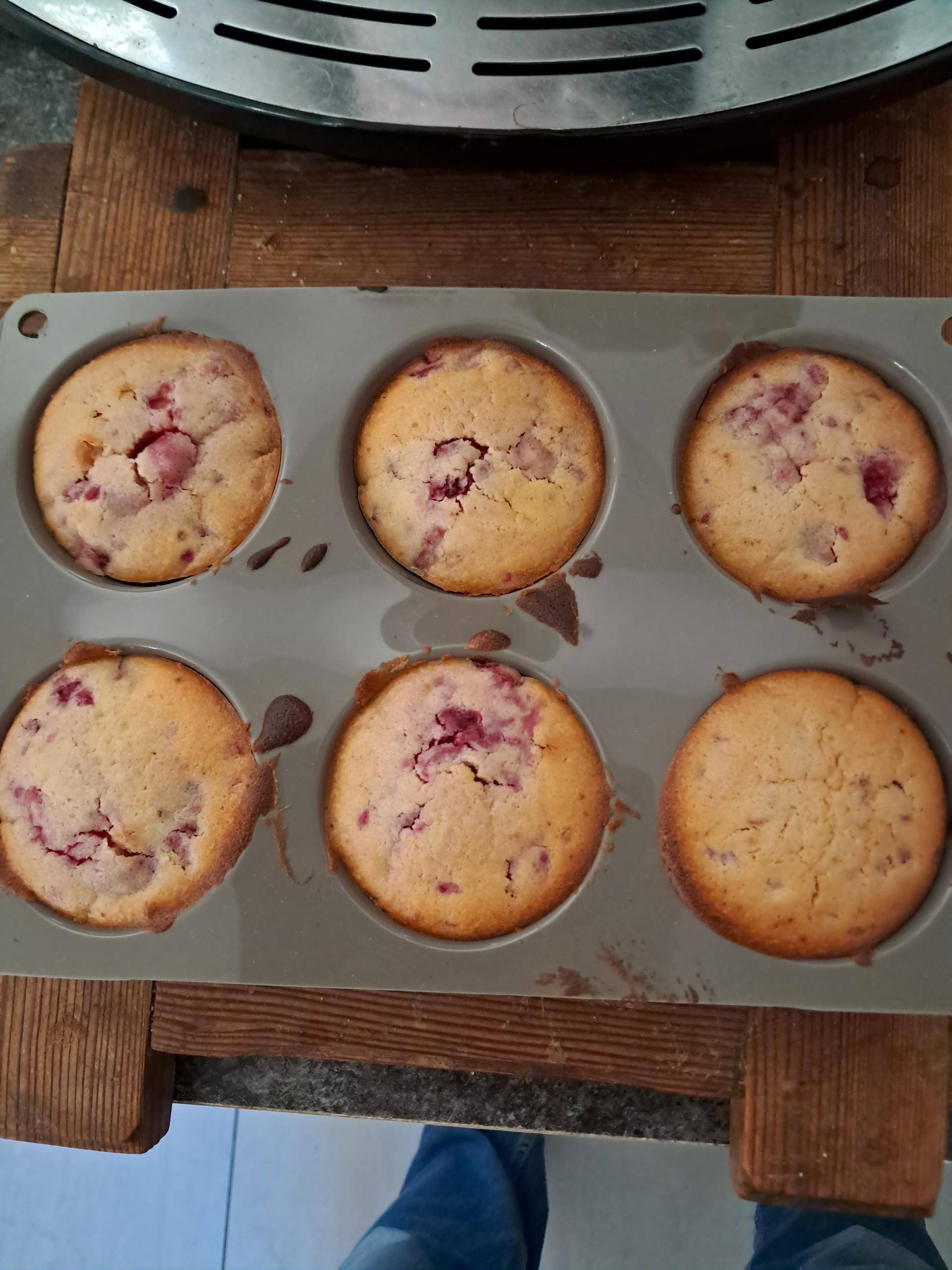 Muffins fruits rouges - Recette Companion Connect XL | Moulinex
