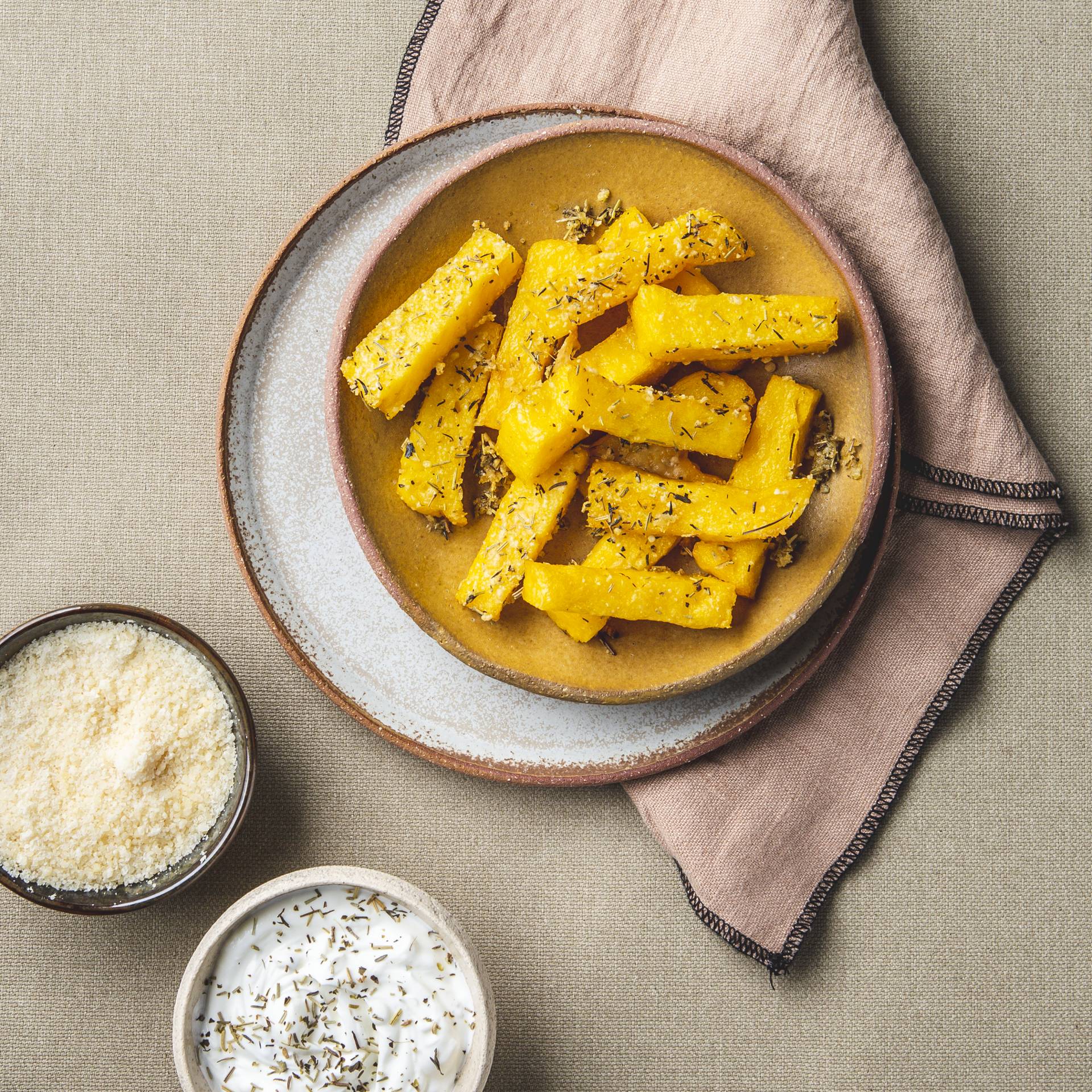 Frites de polenta fraîche au parmesan - Recette Cookeo Infinity 17in1 | Moulinex