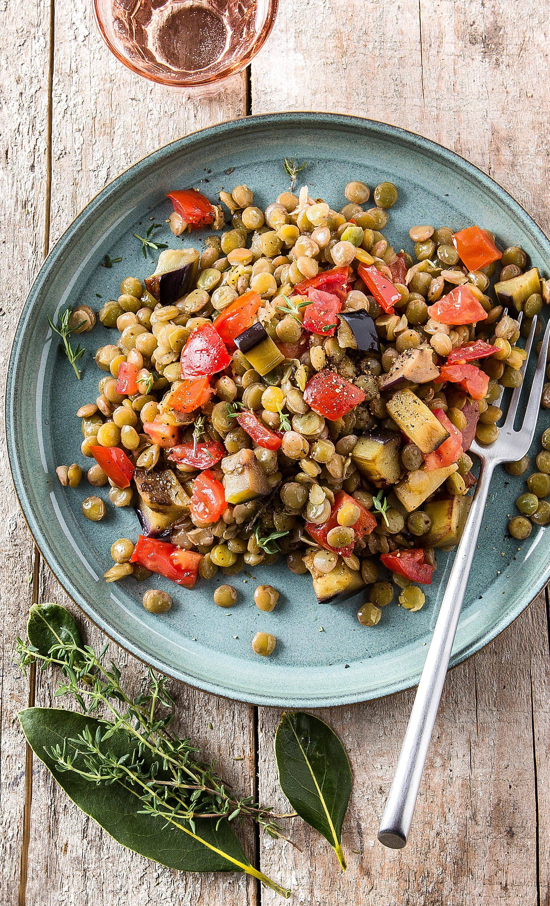 Linzen met aubergine en tomaat - Recette Cookeo | Moulinex