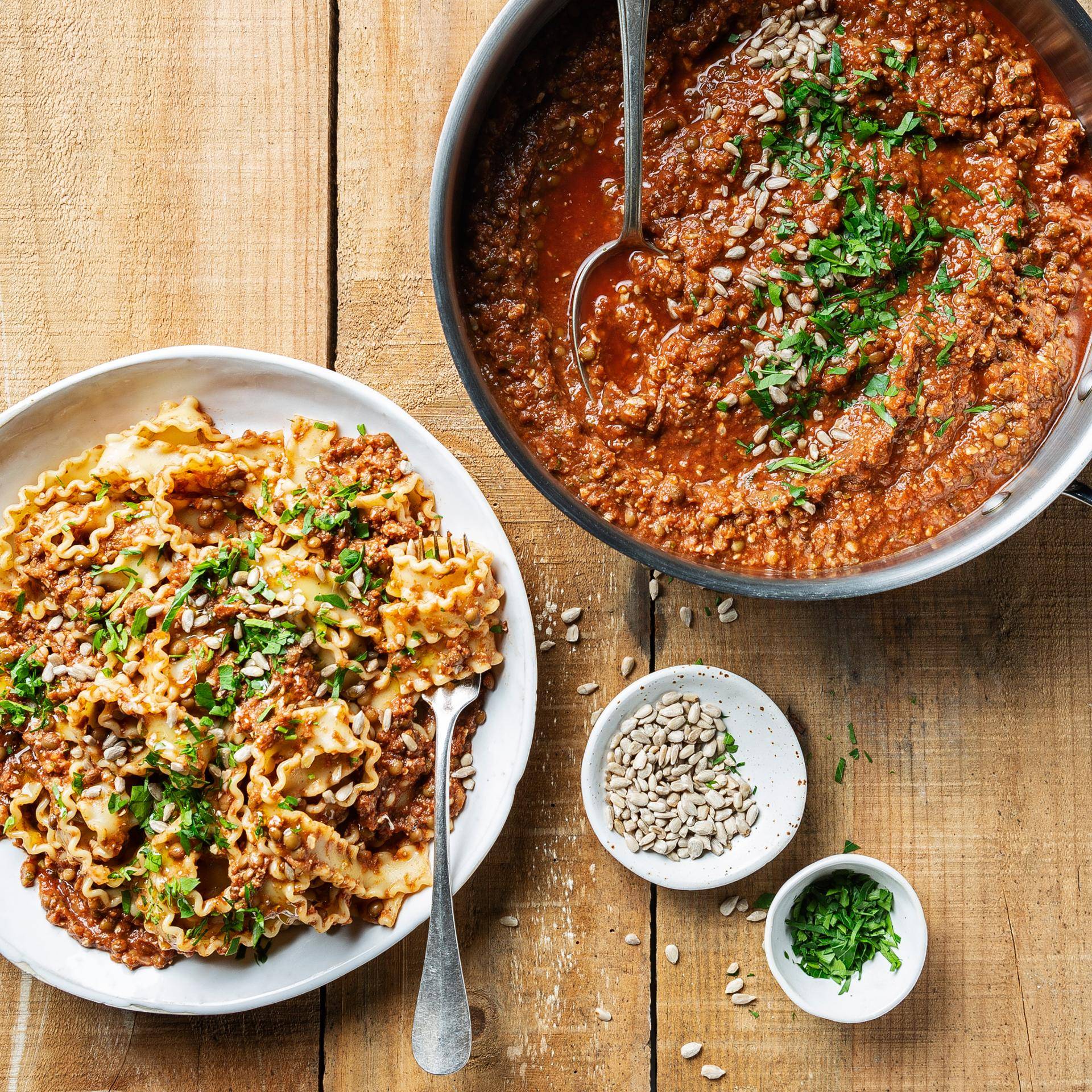 Bolognaise aux lentilles - Recette Cookeo | Moulinex