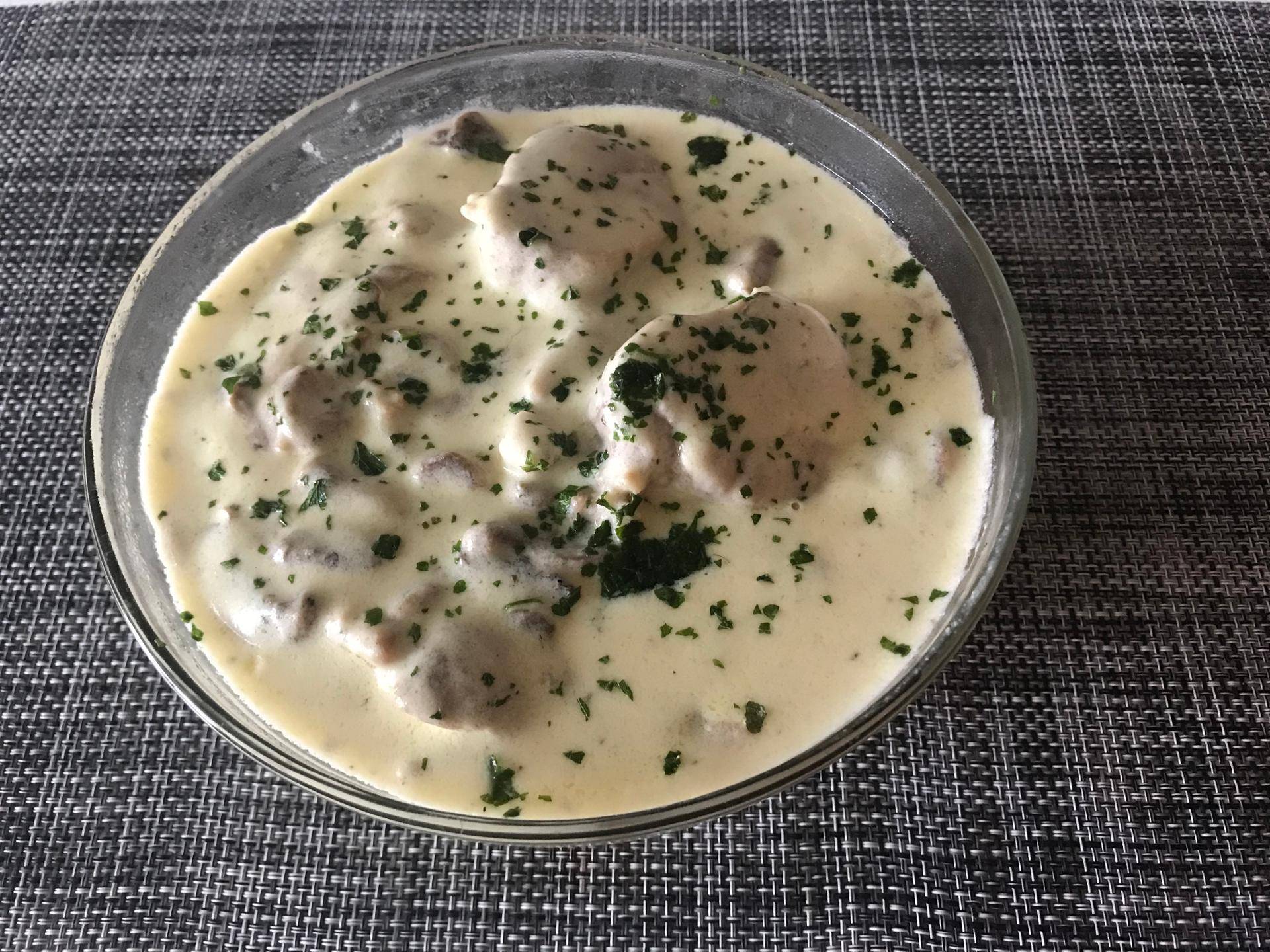 Filet mignon de porc crème champignons - Recette Cookeo | Moulinex