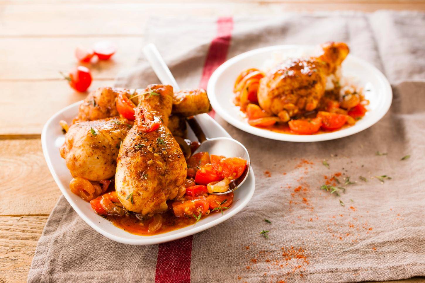 Pilons de poulet tomates - Recette Cookeo | Moulinex