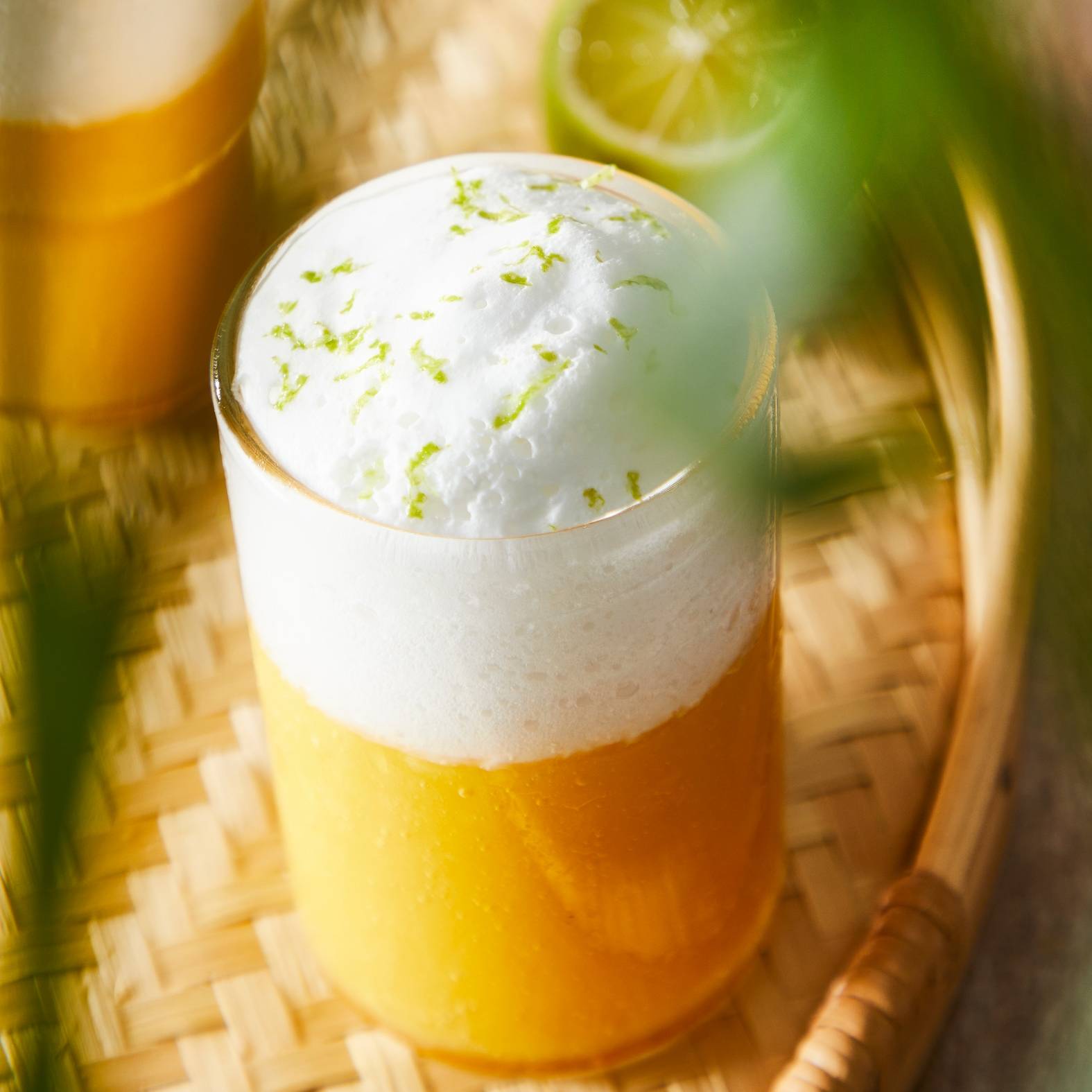 Boisson bicolore mangue et coco - Recette Perfectmix Cook | Moulinex