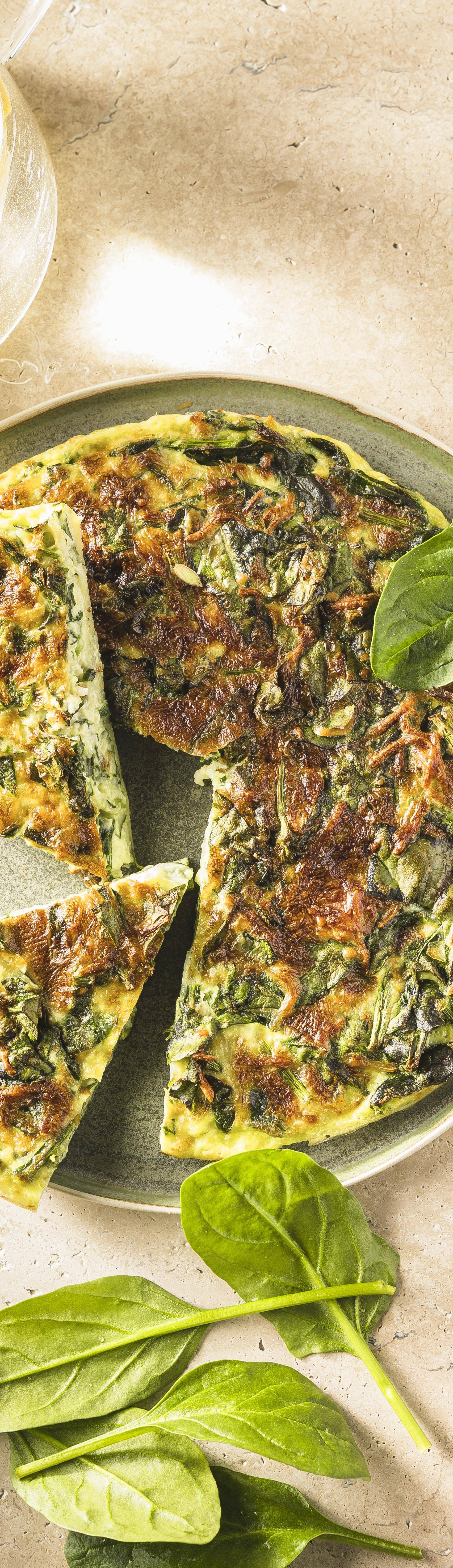 Frittata aux épinards - Recette Crisp&Go 3P | Moulinex