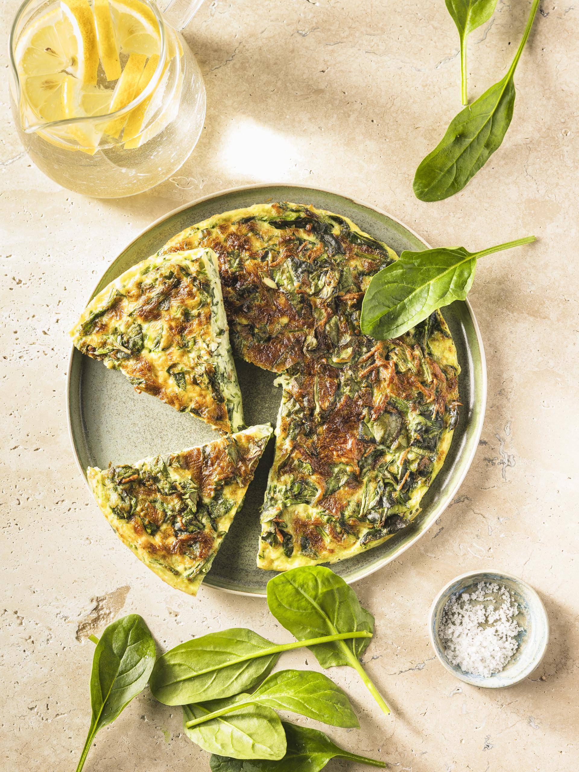 Frittata aux épinards - Recette Crisp&Go 3P | Moulinex