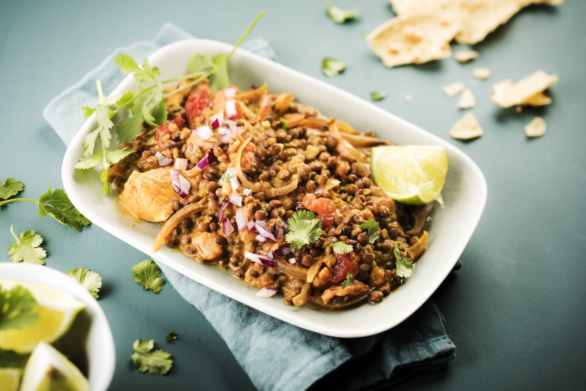 Dahl van linzen en uien - Recette Cookeo | Moulinex