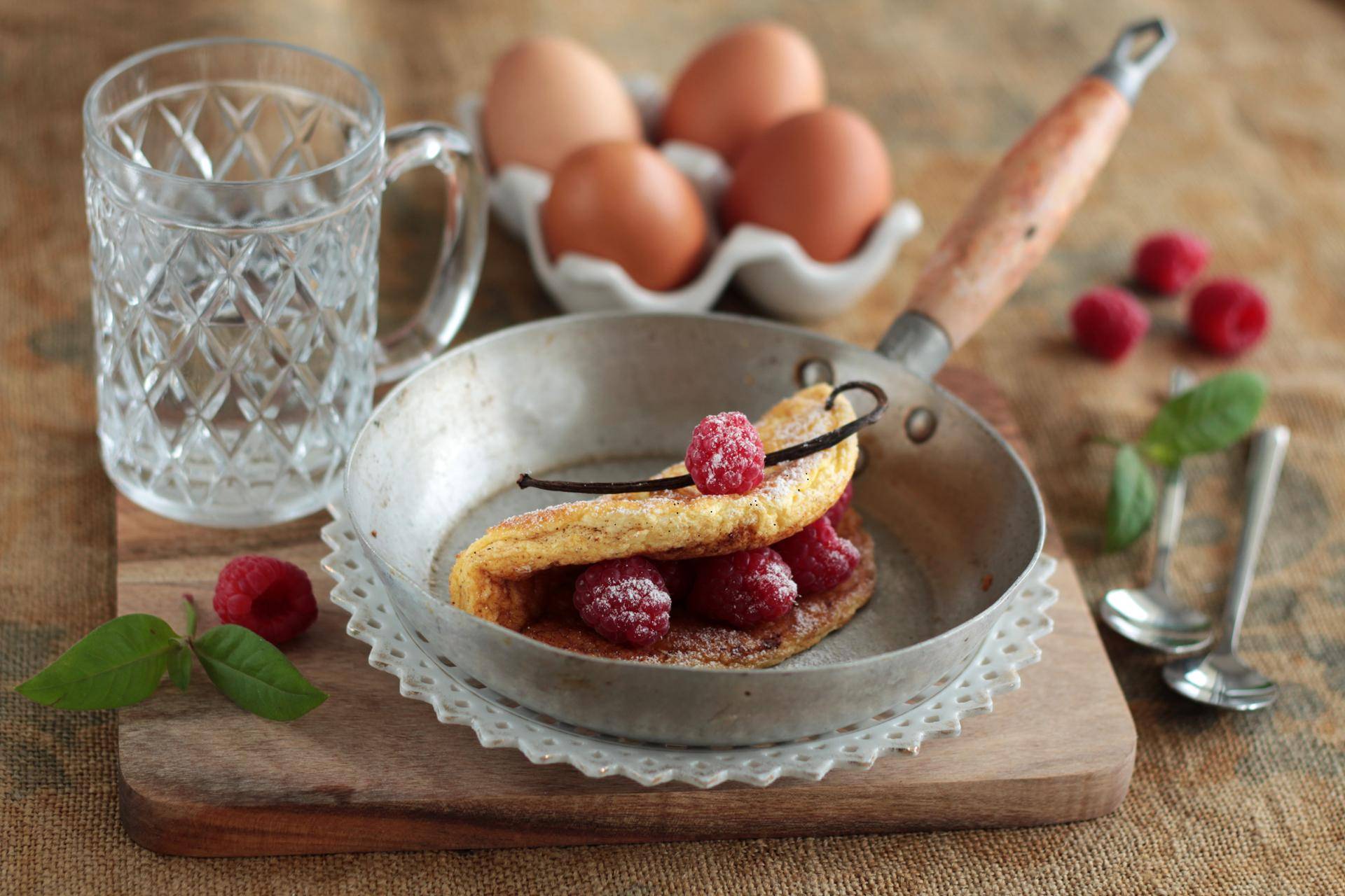 Omelette sucrée à la vanille - Recette Companion Connect | Moulinex
