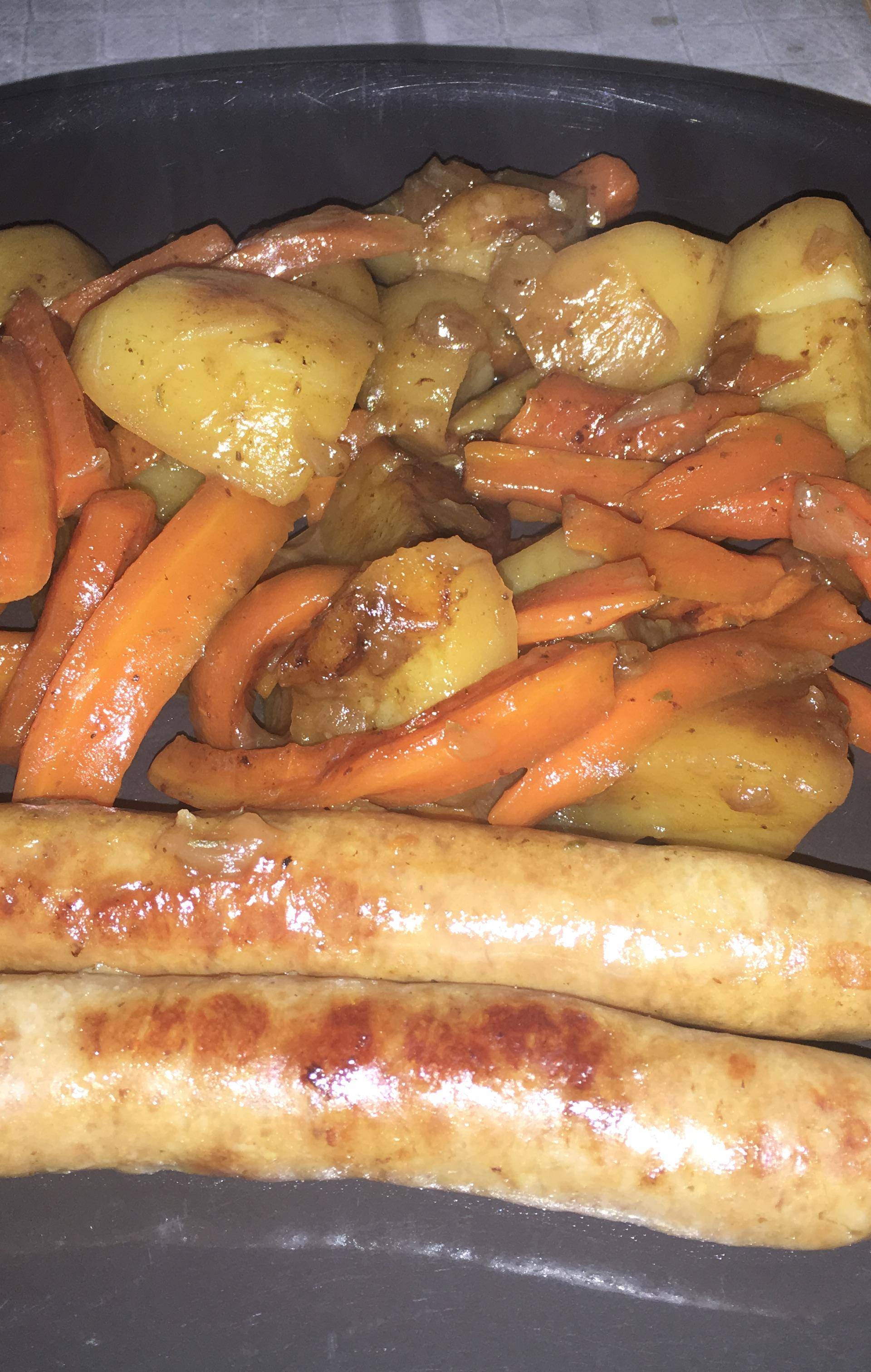 Chipolatas Merguez Pommes de terre Carottes - Recette Cookeo V3 | Moulinex