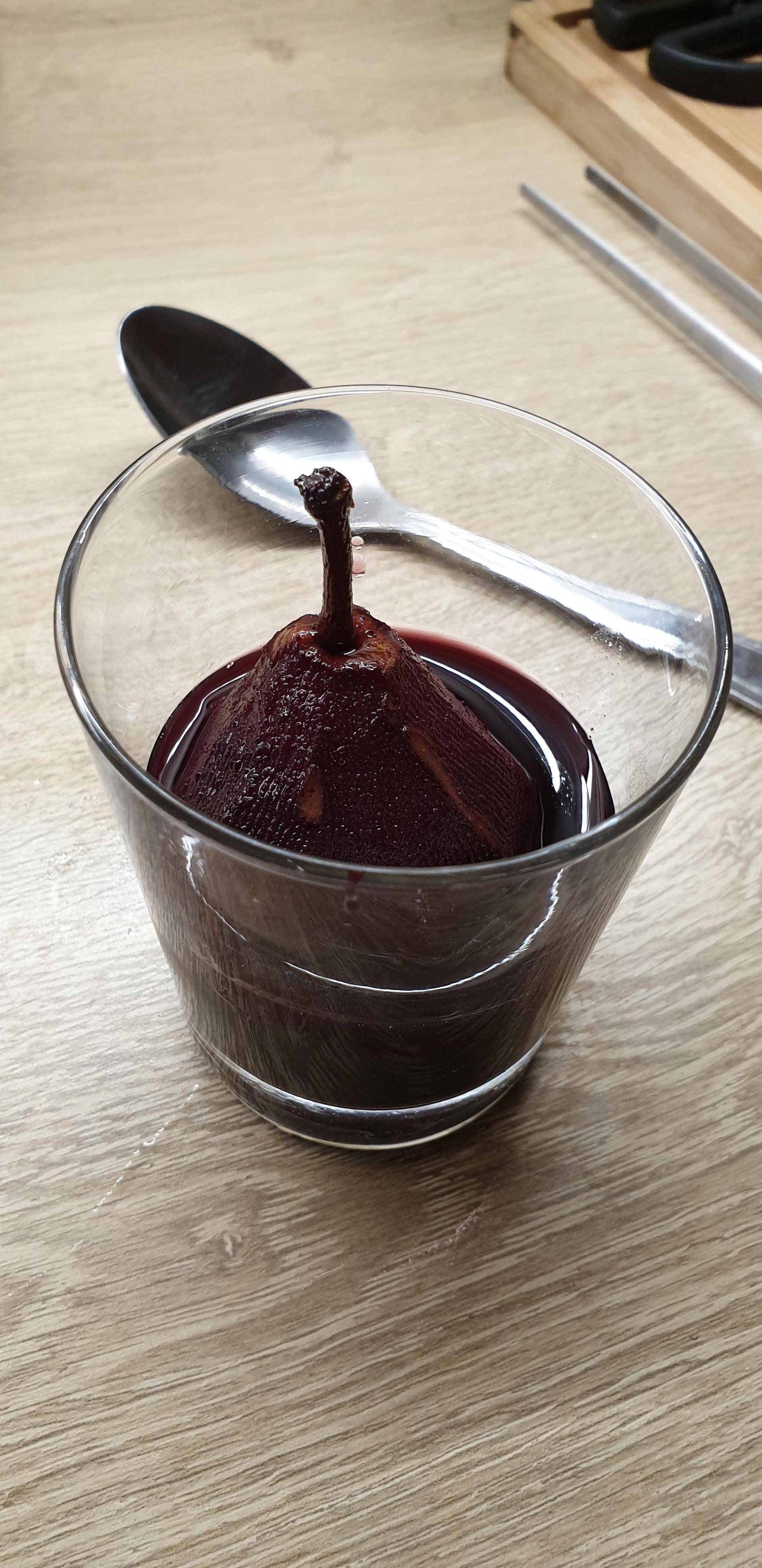 Poire au Vin Rouge facon pochée - Recette Companion | Moulinex