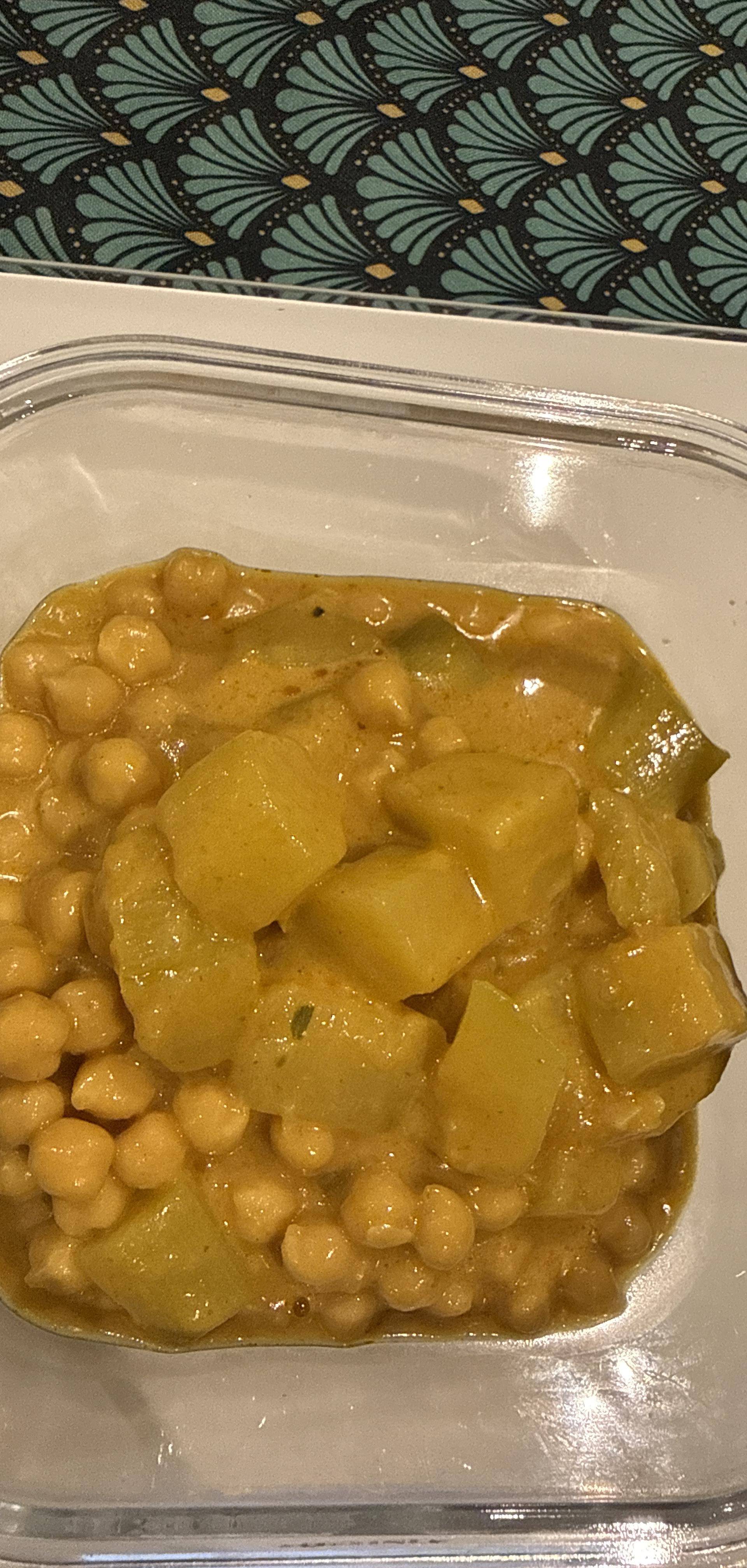 Curry de pois chiches et courgettes - Recette Companion Connect XL | Moulinex