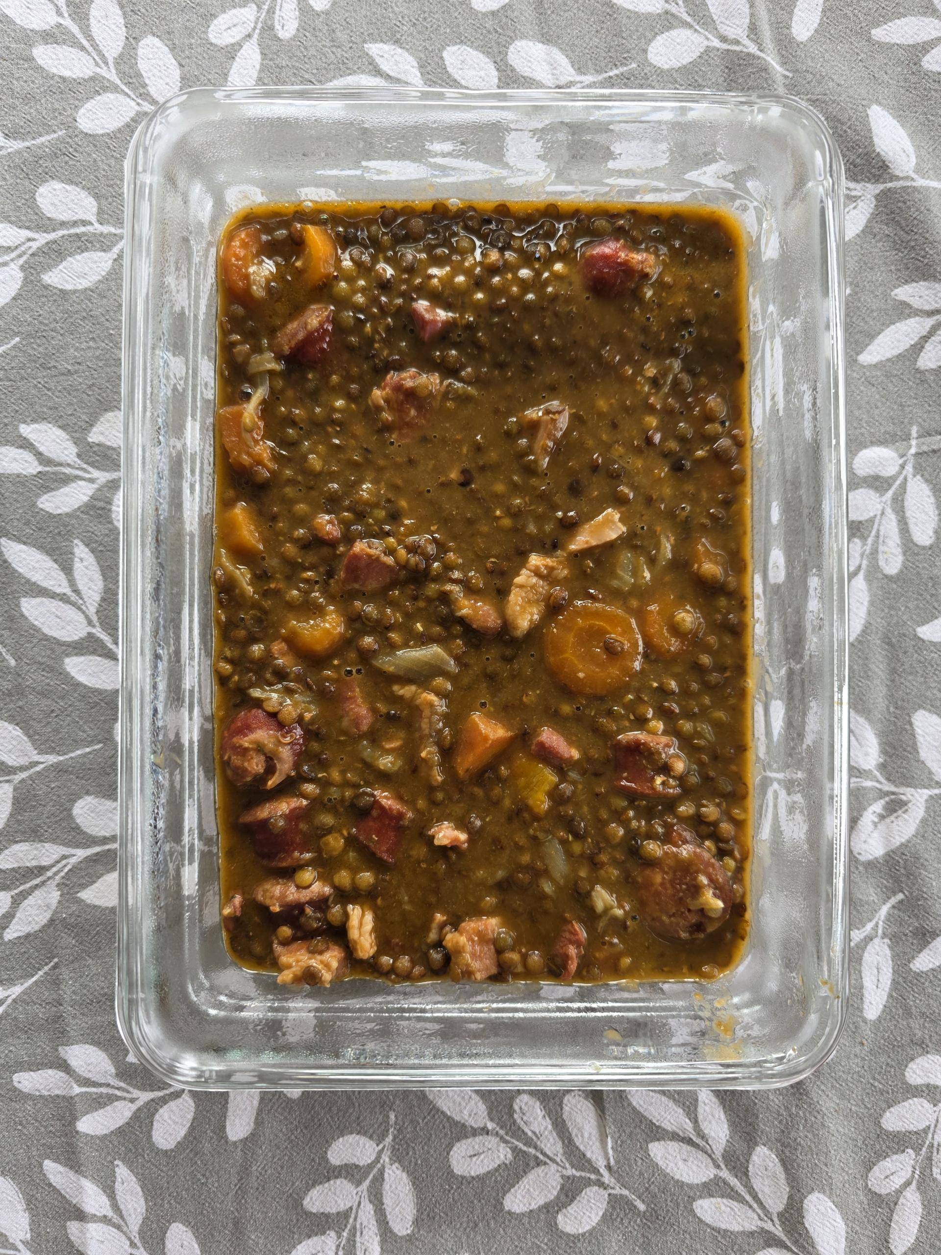 Saucisse lentilles du velay - Recette Cookeo Infinity Autostir | Moulinex